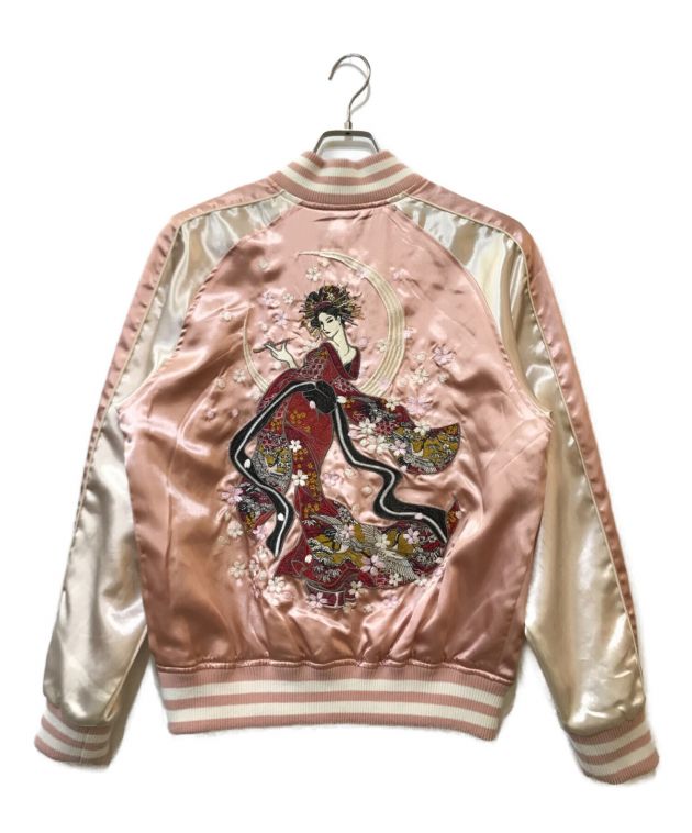中古・古着通販】朧 (オボロ) スカジャン ピンク サイズ:M｜ブランド 