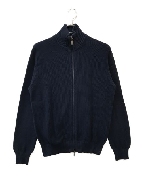 クルチアーニ CRUCIANI ワッフル ニットジャケット 【中古・古着 クルチアーニ CRUCIANI ワッフル ニットジャケット 【中古・古着