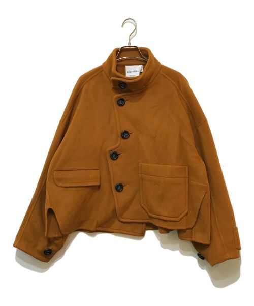 中古・古着通販】nagonstans (ナゴンスタンス) asymmetry short coat  