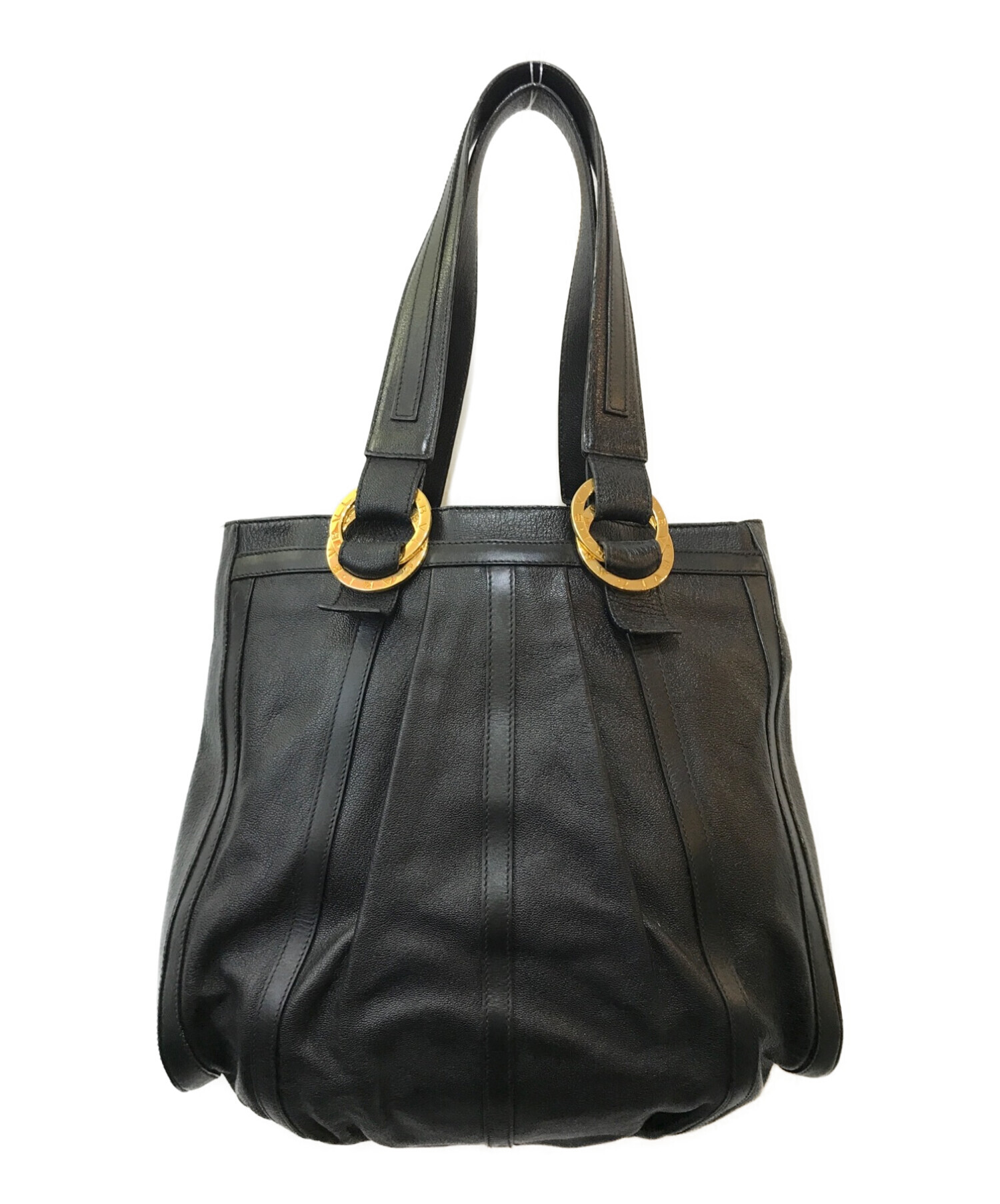 中古・古着通販】BVLGARI (ブルガリ) トートバッグ ブラック  
