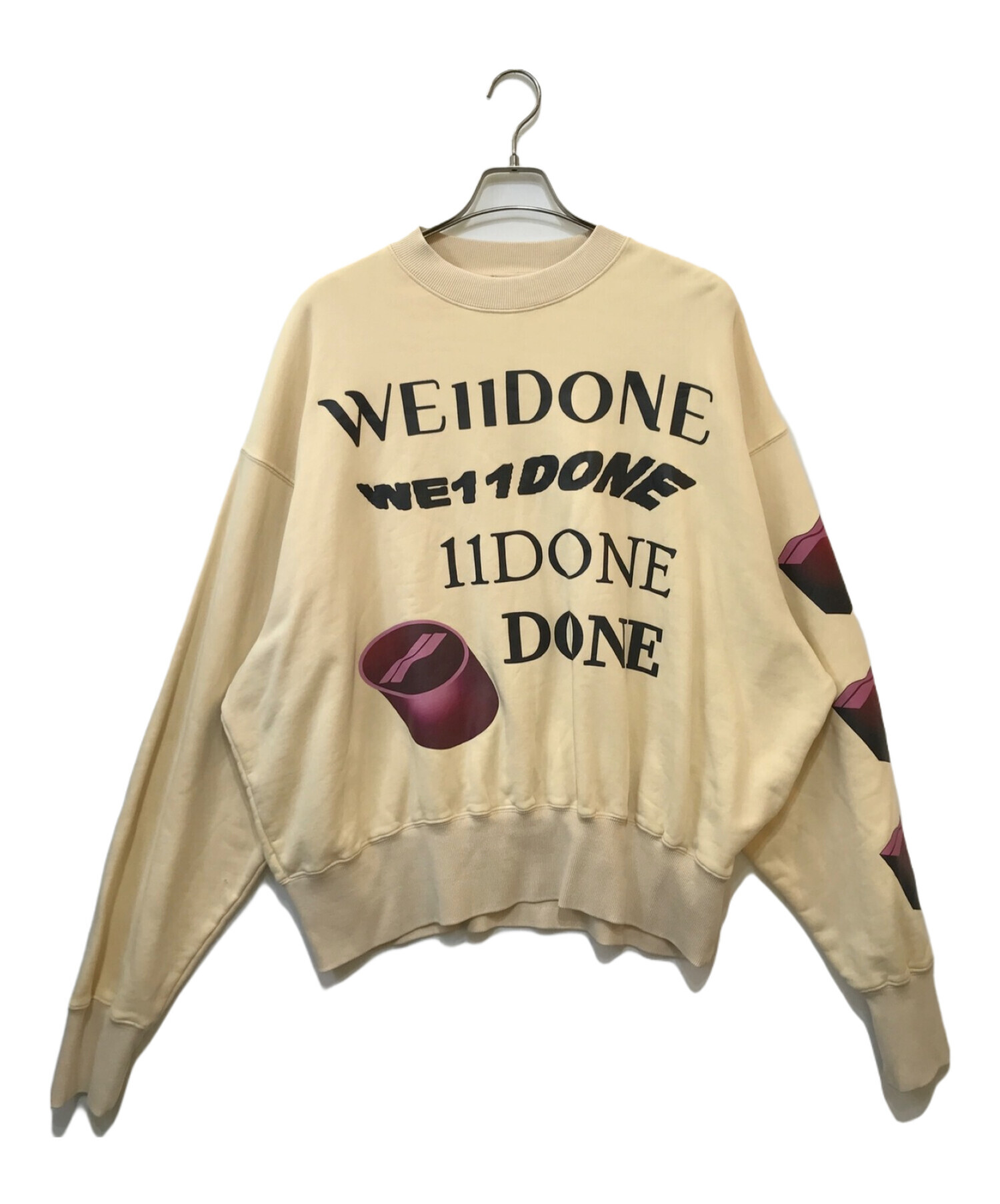 中古・古着通販】WE11DONE (ウェルダン) マルチロゴスウェット 