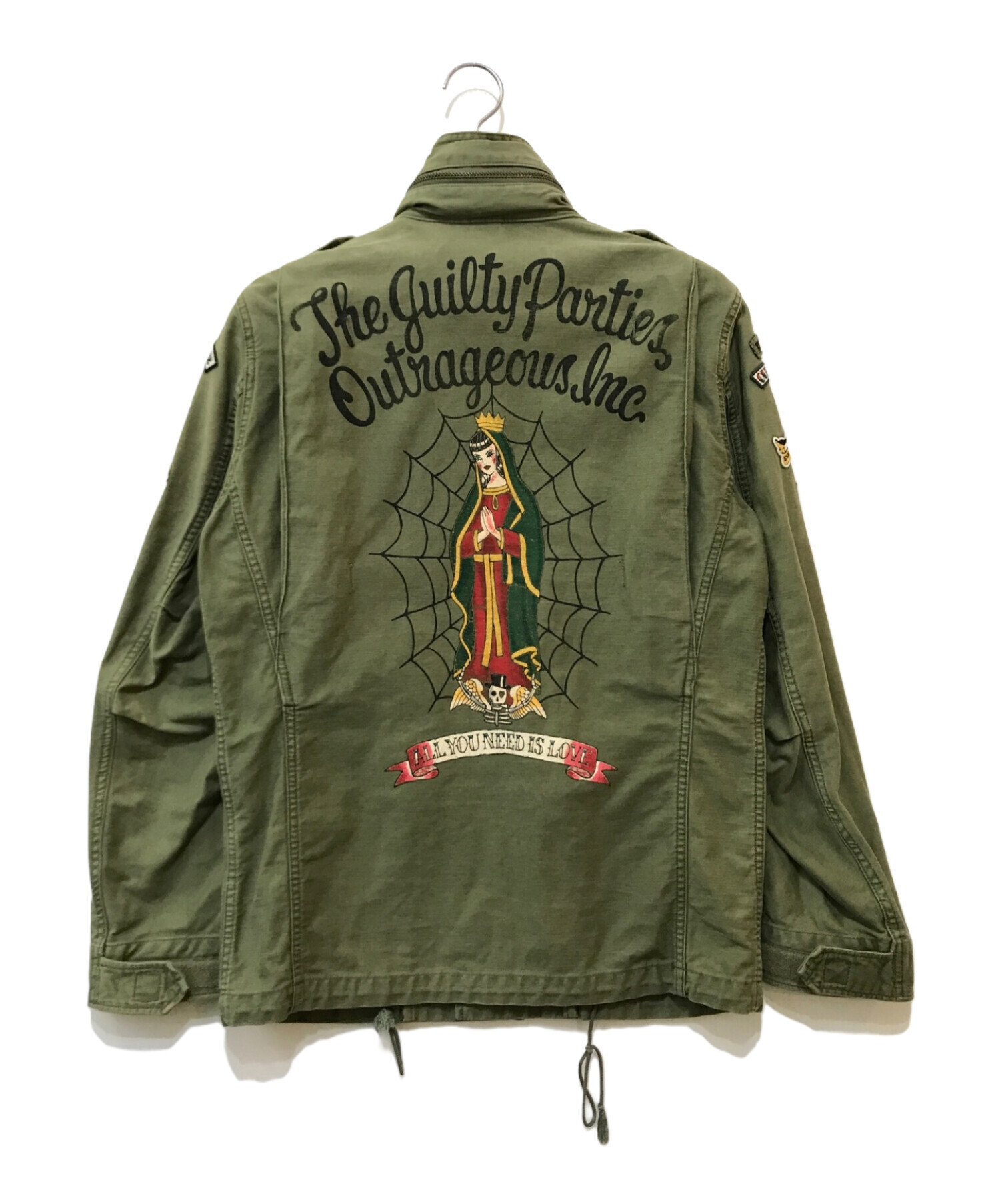 WACKO MARIA(ワコマリア) / M-65/バック刺繍/ミリタリージャケット/36/コットン/KHK | 古着の販売・通販ならセカンドストリート M 65 ミリタリージャケット　wackomaria