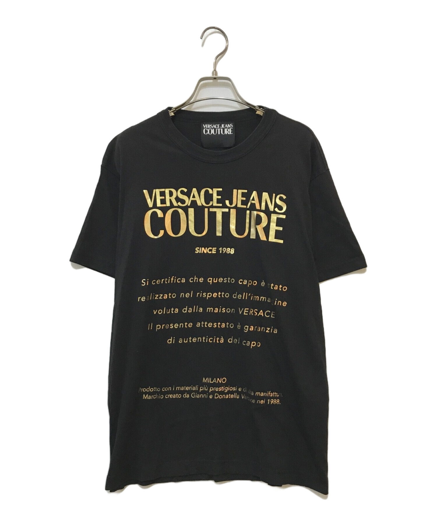 VERSACE ヴェルサーチ ブラック TシャツMサイズ