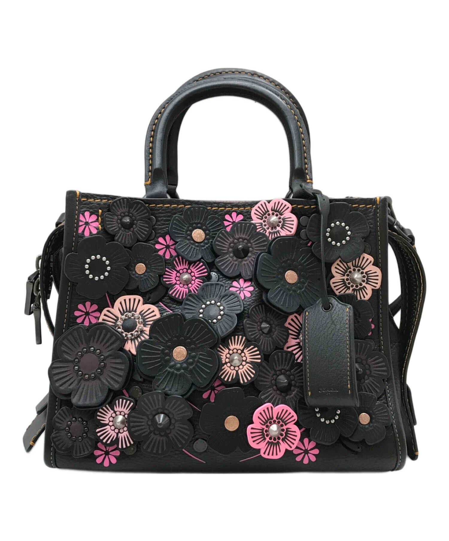 中古・古着通販】COACH (コーチ) ローグ25ティーローズ3WAYバッグ 