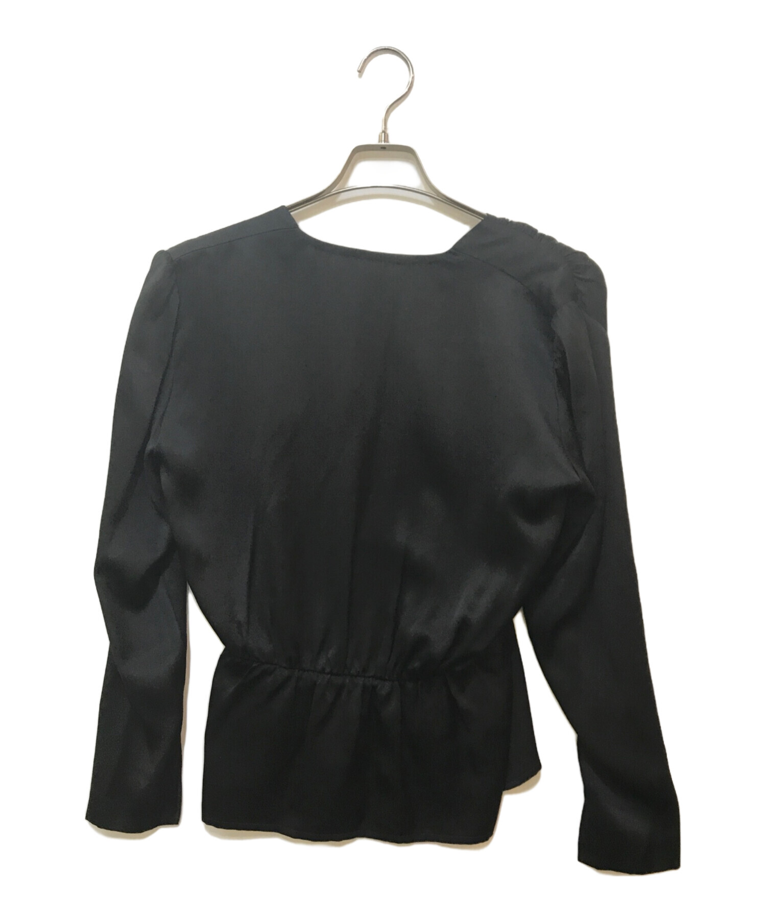 中古・古着通販】GIVENCHY (ジバンシィ) シルクブラウス ブラック  