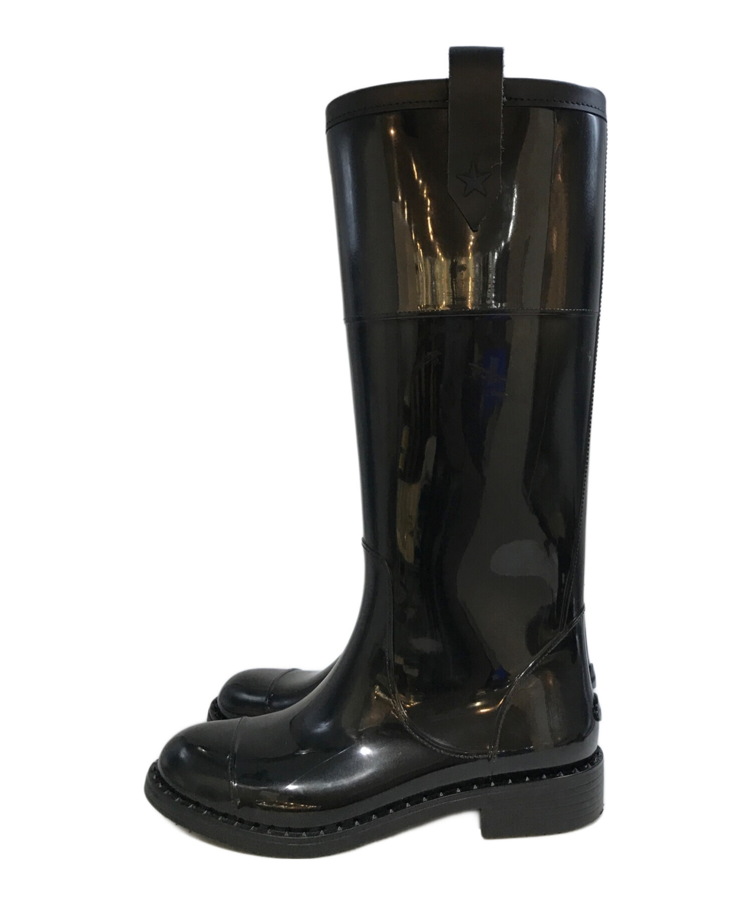 ジミーチュウ レインブーツ 36 JIMMY CHOO (ジミーチュウ) レイン 