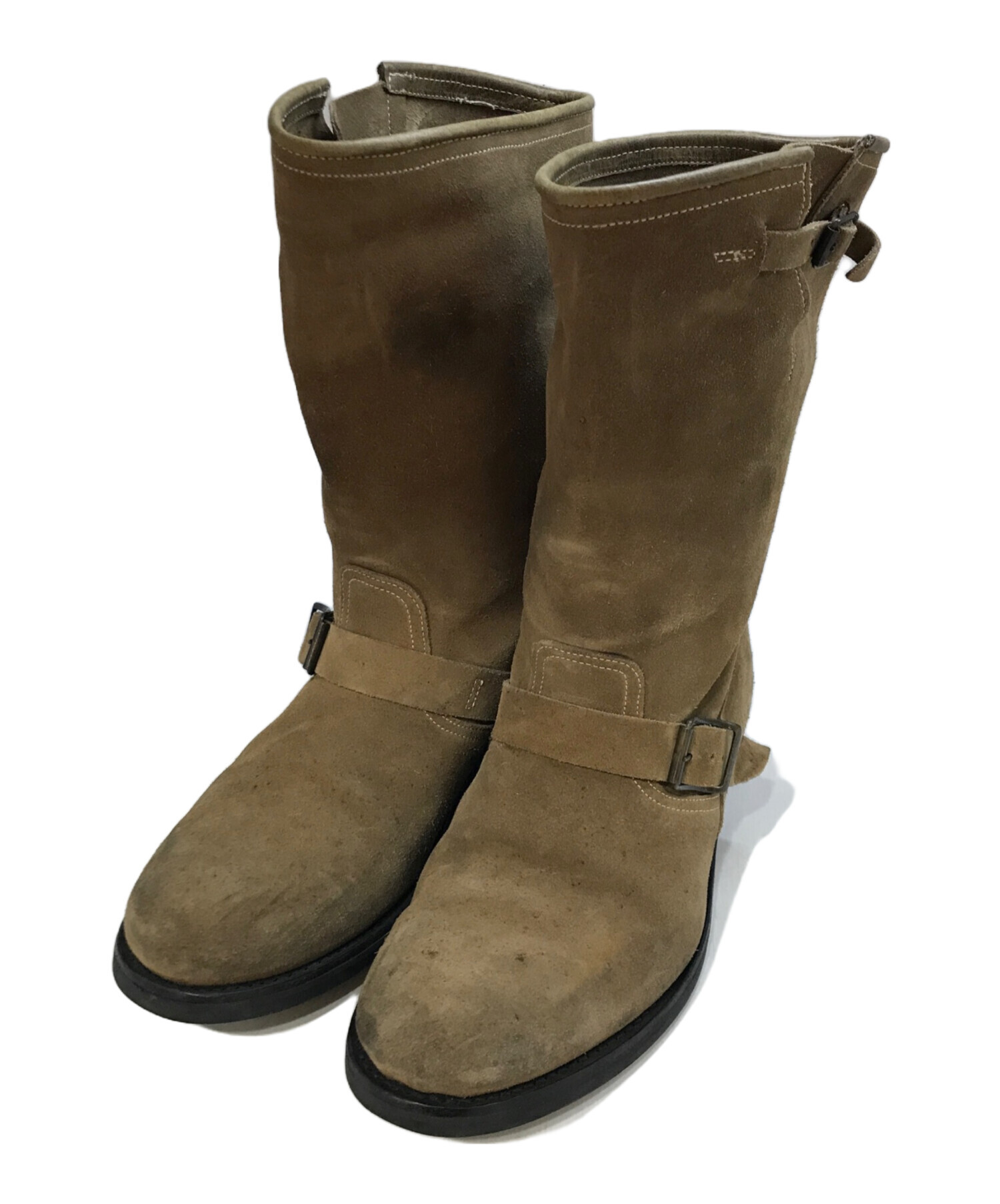 バルマン BALMAIN スエードサイドジップブーツ バルマン BALMAIN