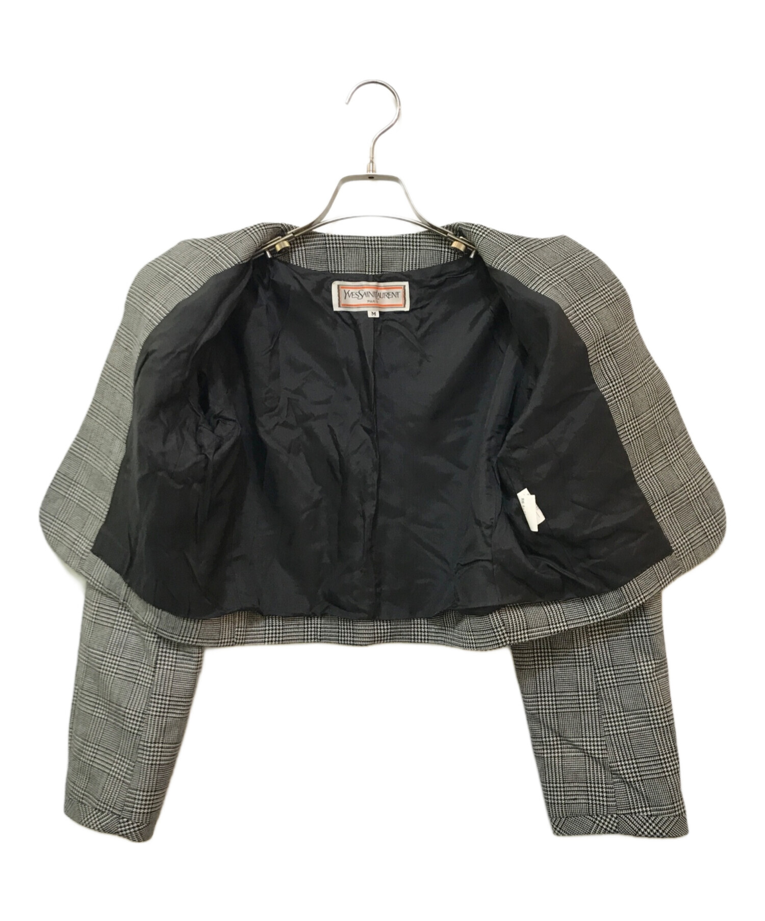 中古・古着通販】Yves Saint Laurent (イヴサンローラン) ノーカラー  