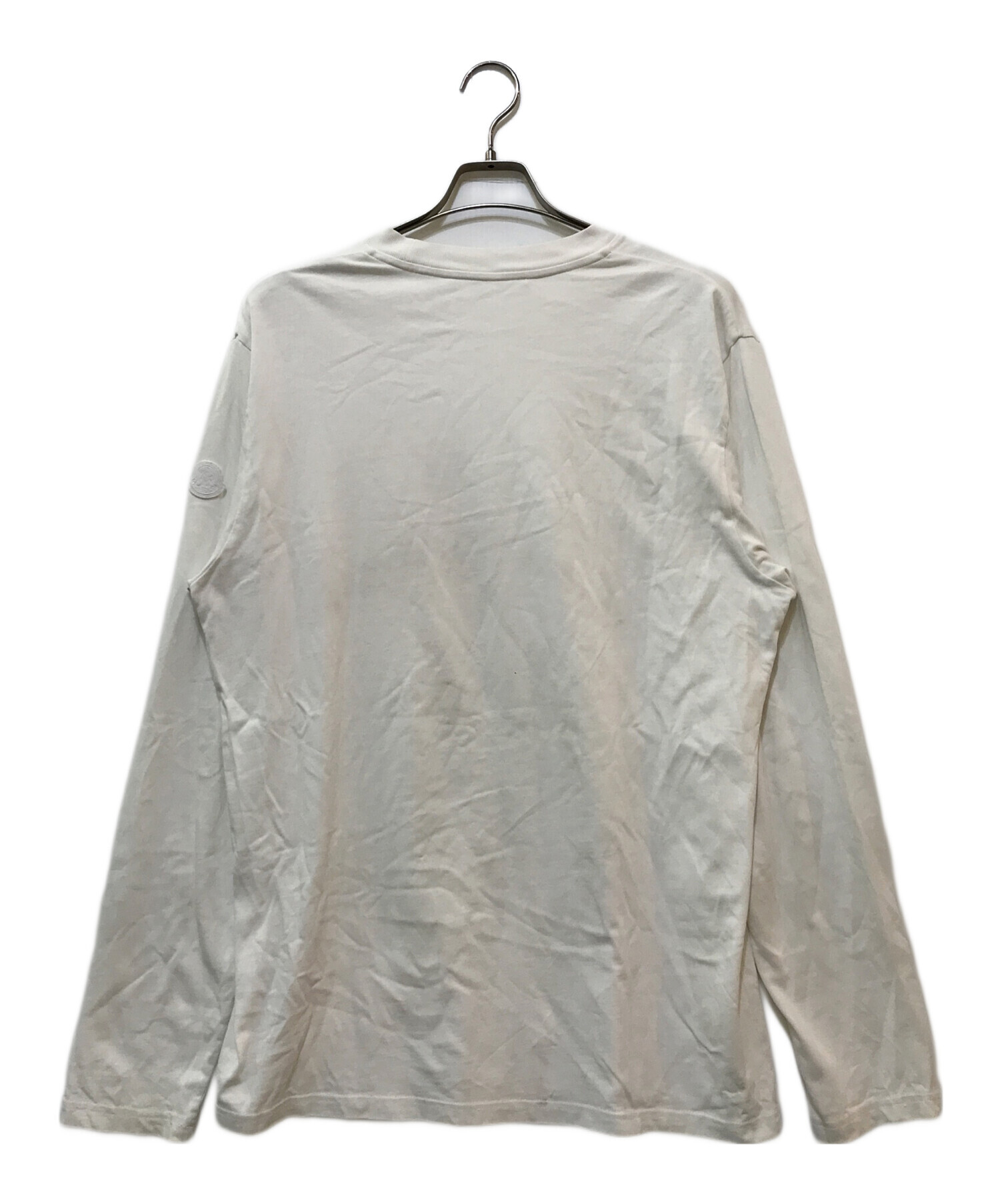 中古・古着通販】MONCLER (モンクレール) ロゴロングスリーブTシャツ 