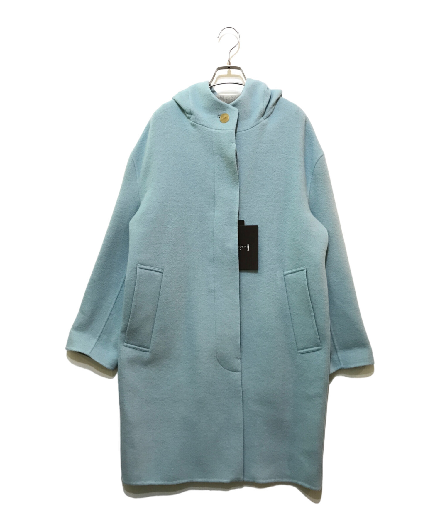 試着のみ＊マッキントッシュロンドン ウール フーデッドコート 36