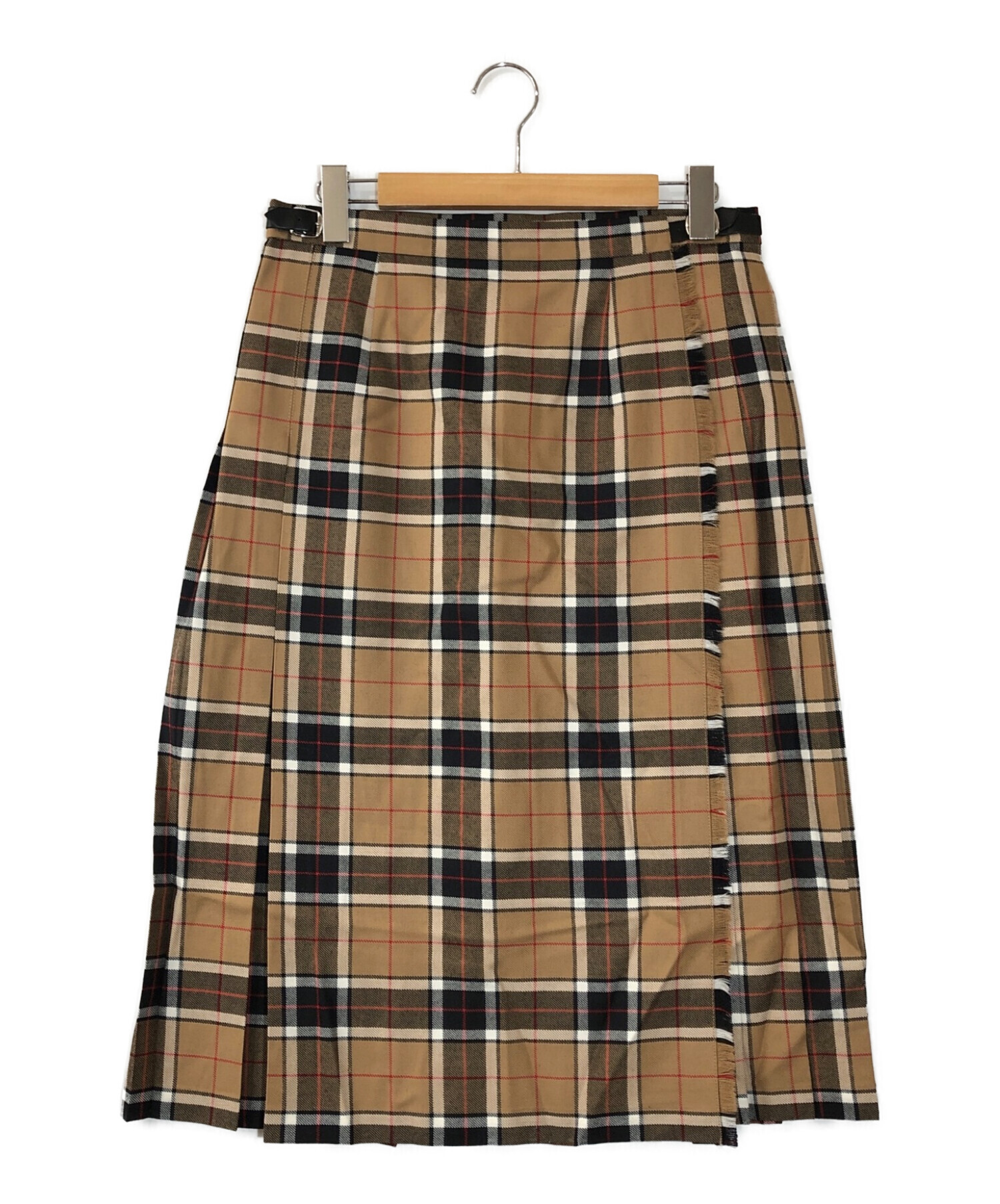 O'NEIL OF DUBLIN (オニールオブダブリン) レギュラーキルトラップスカート ベージュ サイズ:16 未使用品