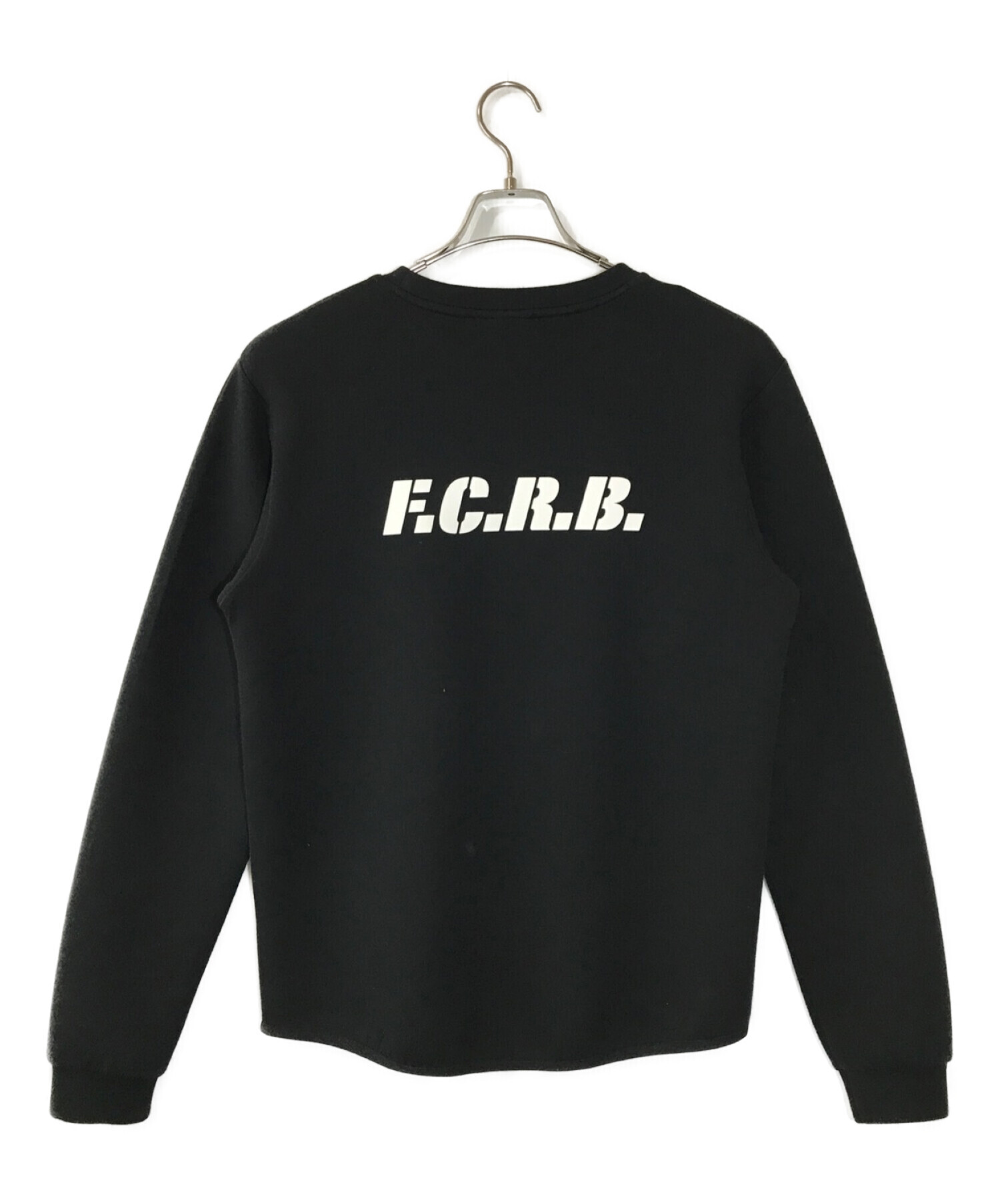 F.C.R.B. (エフシーアールビー) SWEAT CREWNECK TOP ブラック サイズ:S