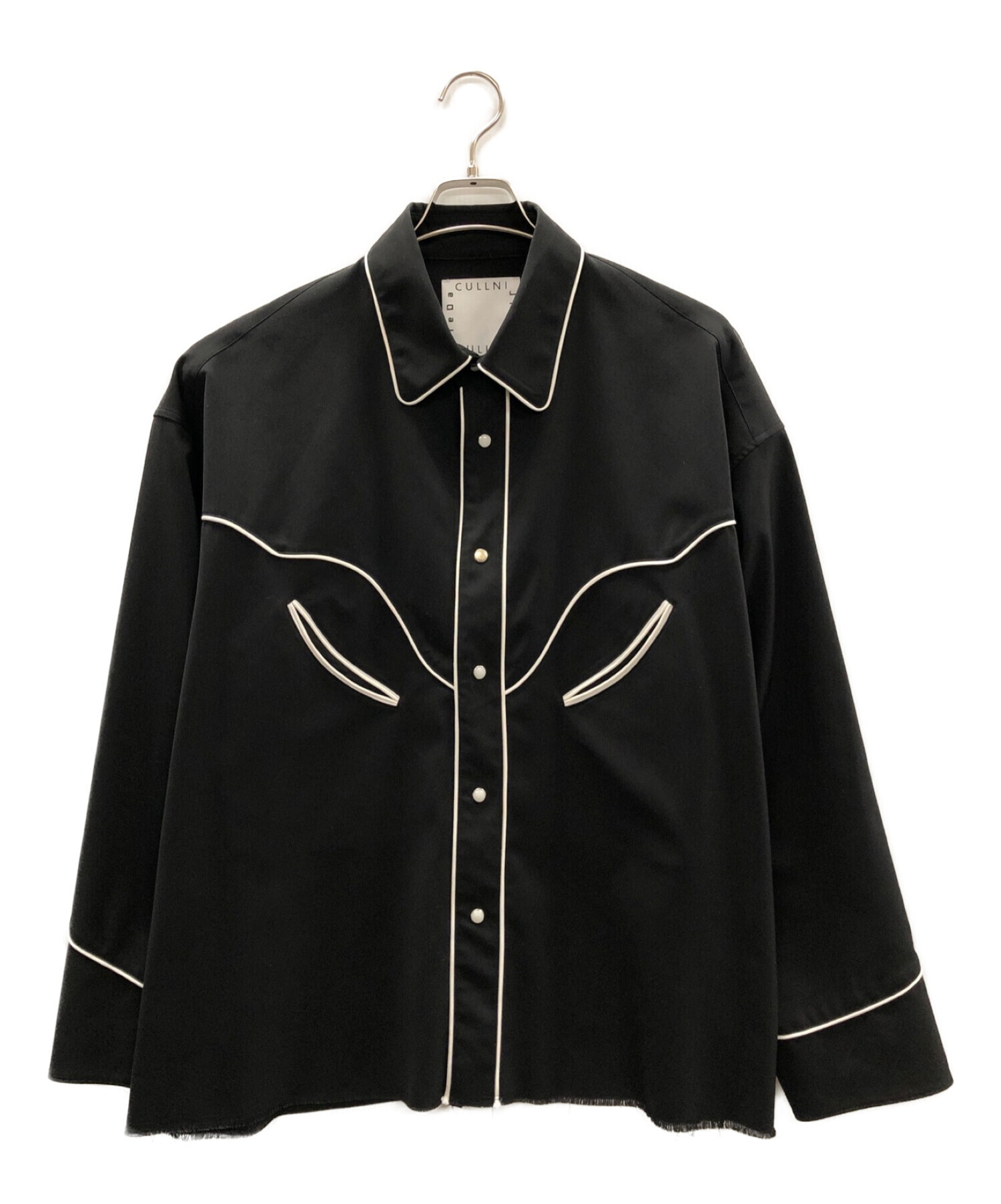 CULLNI × Jieda (クルニ×ジエダ) ウエスタンシャツ ブラック サイズ:2