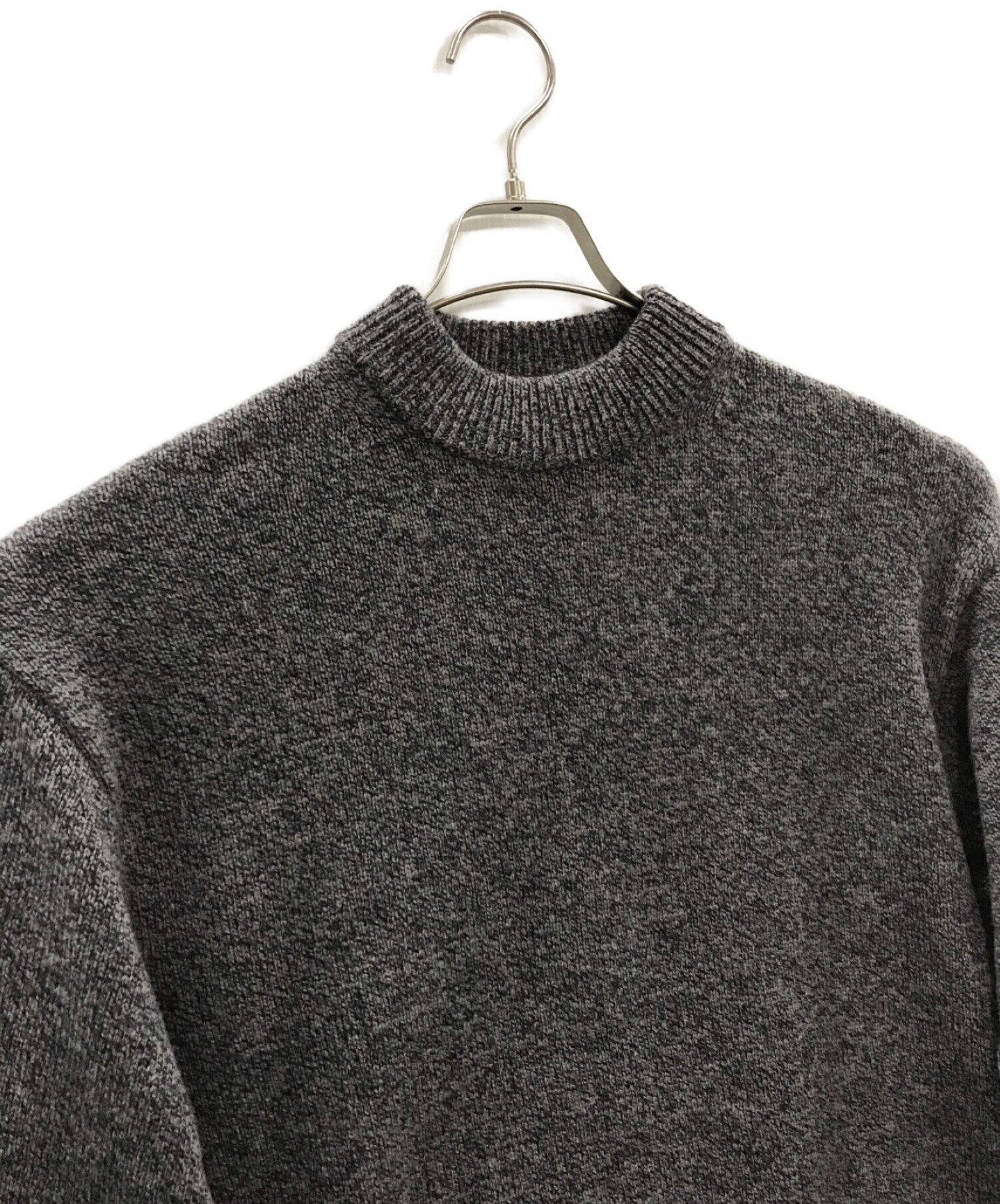 中古・古着通販】ATON (エイトン) WOOL MOULINE オーバーサイズニット 