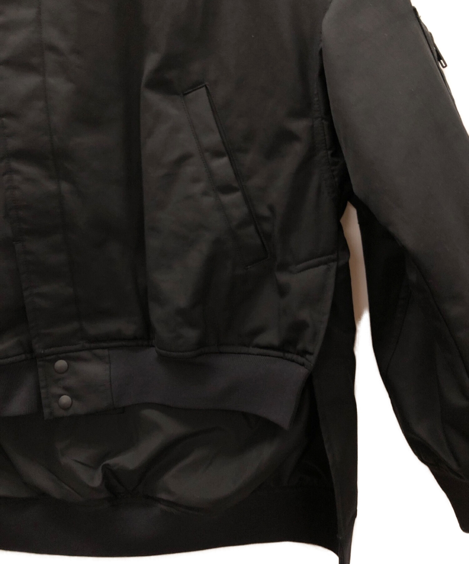 Y-3 (ワイスリー) バックロゴ ボンバージャケット ブラック サイズ:XS