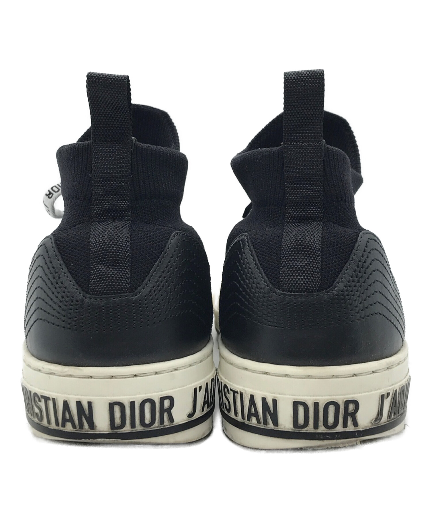 Christian Dior (クリスチャン ディオール) ソックスニットスニーカー ブラック サイズ:41