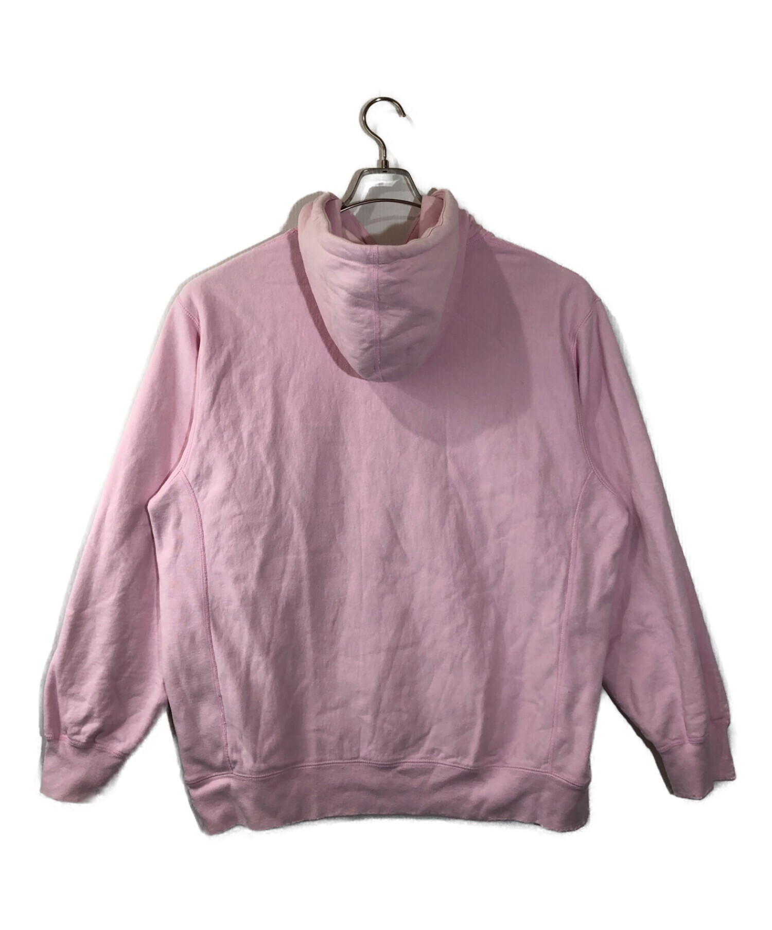 KAWS Chalk Logo Hooded Sweatshirt L pink