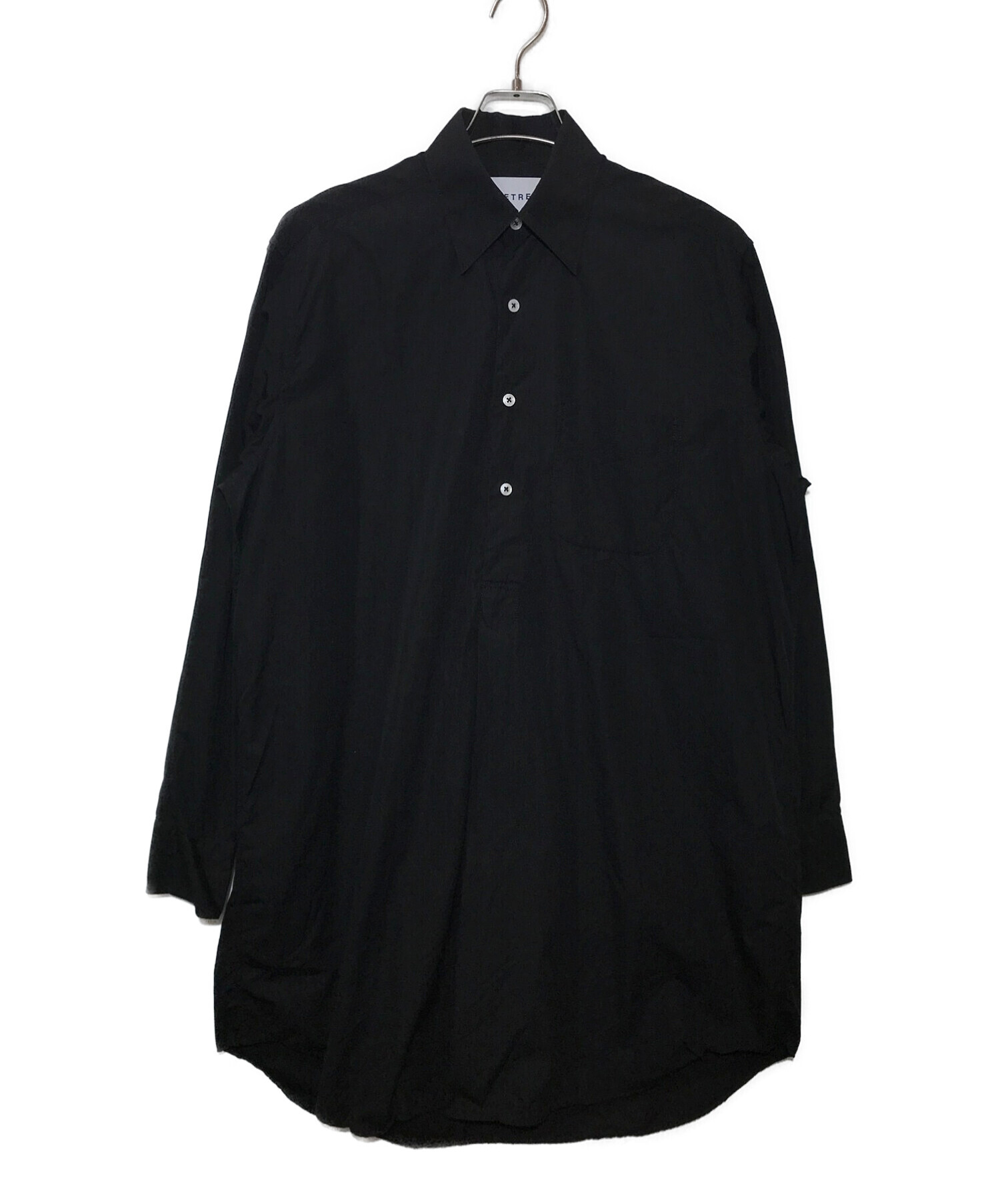 APPLETREES (アップルツリーズ) プルオーバーシャツ ブラック サイズ:S