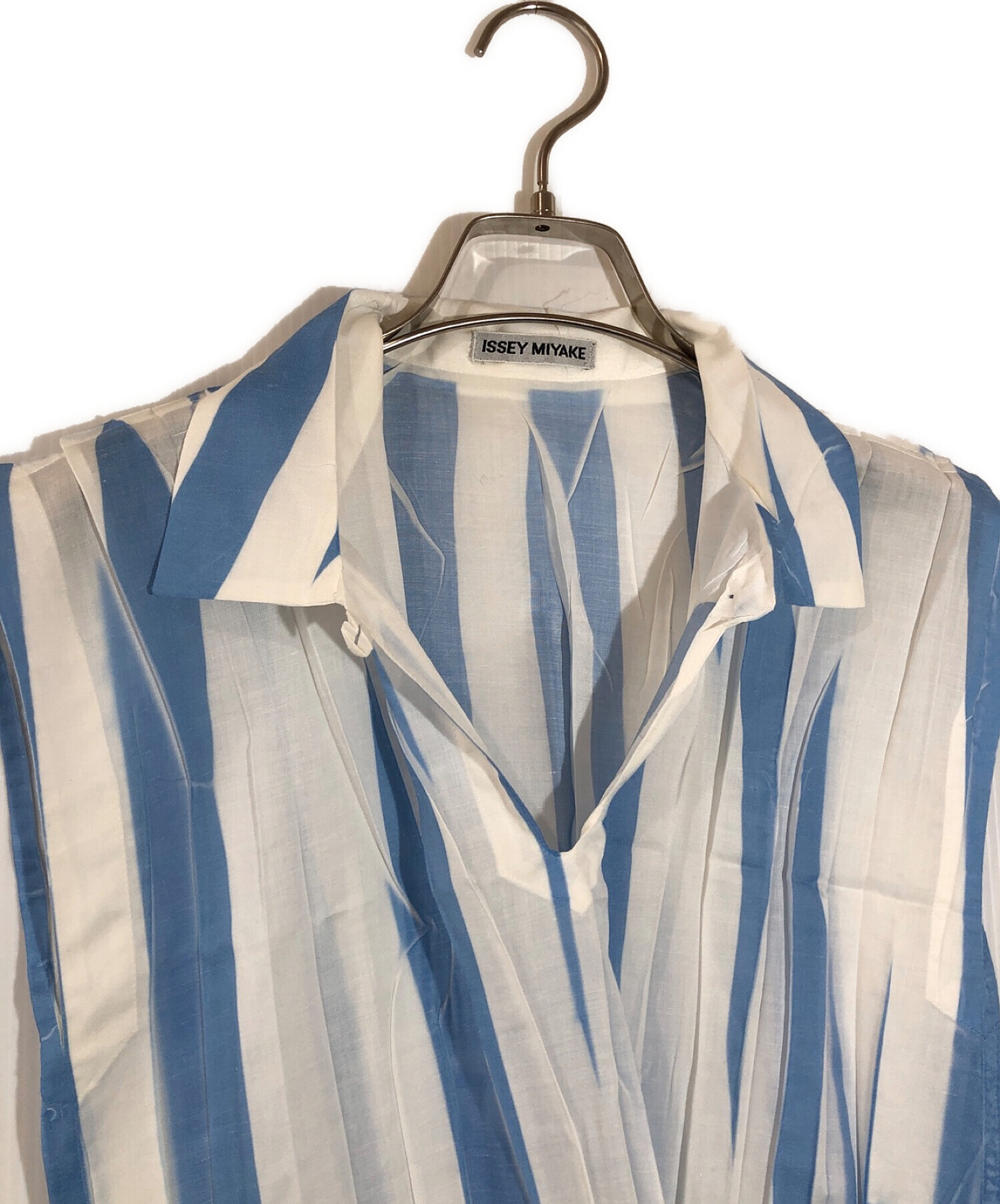中古・古着通販】ISSEY MIYAKE (イッセイミヤケ) ノースリーブプリーツ 