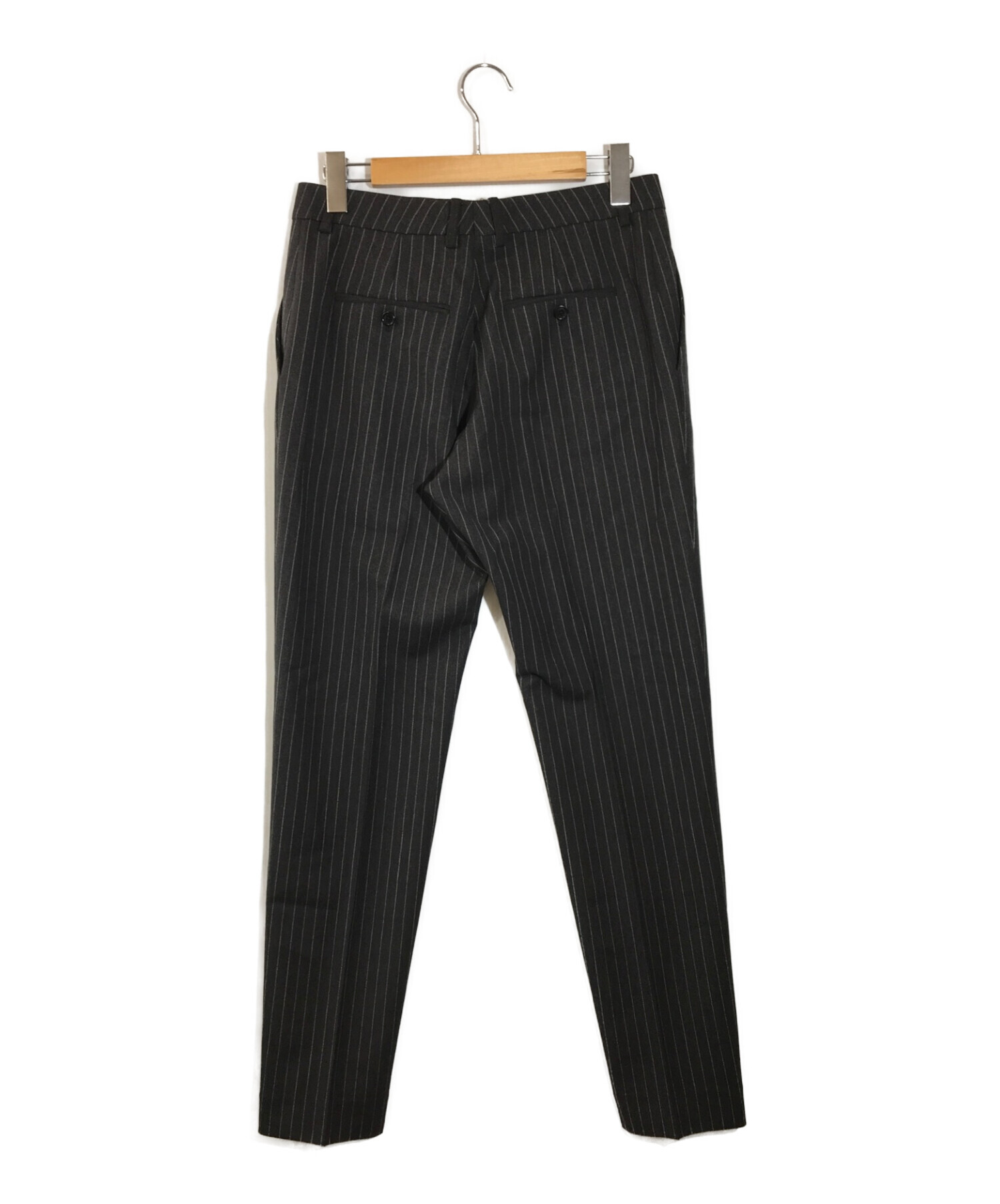 中古・古着通販】CELINE (セリーヌ) センタープレスストライプパンツ  