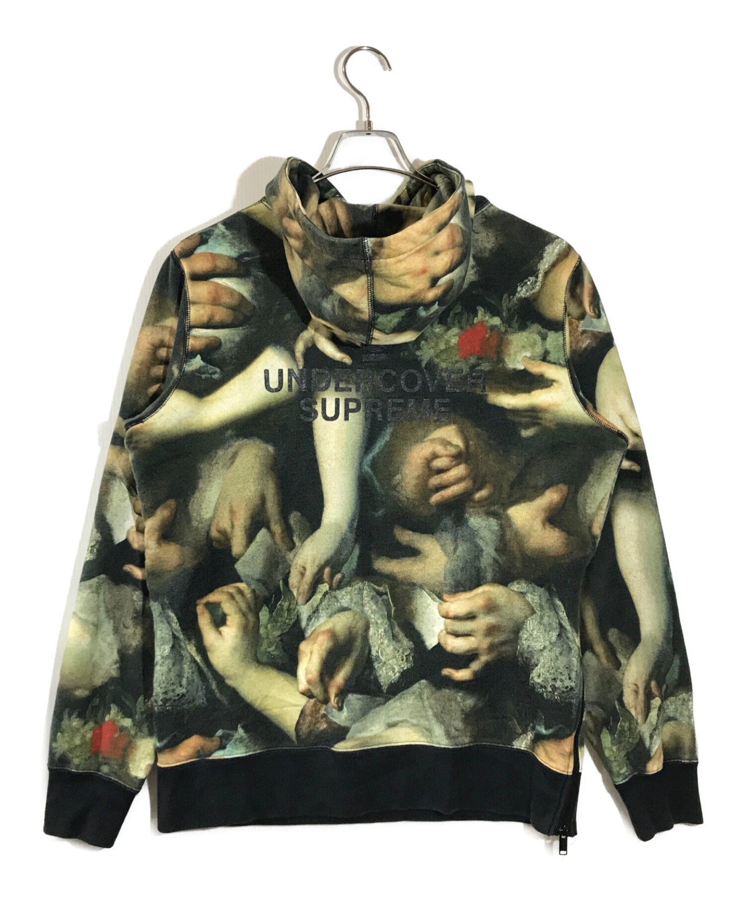 Supreme (シュプリーム) UNDERCOVER (アンダーカバー) Hooded Sweatshirt　フーデッドセーターシャツ  ブラック×グリーン サイズ:M