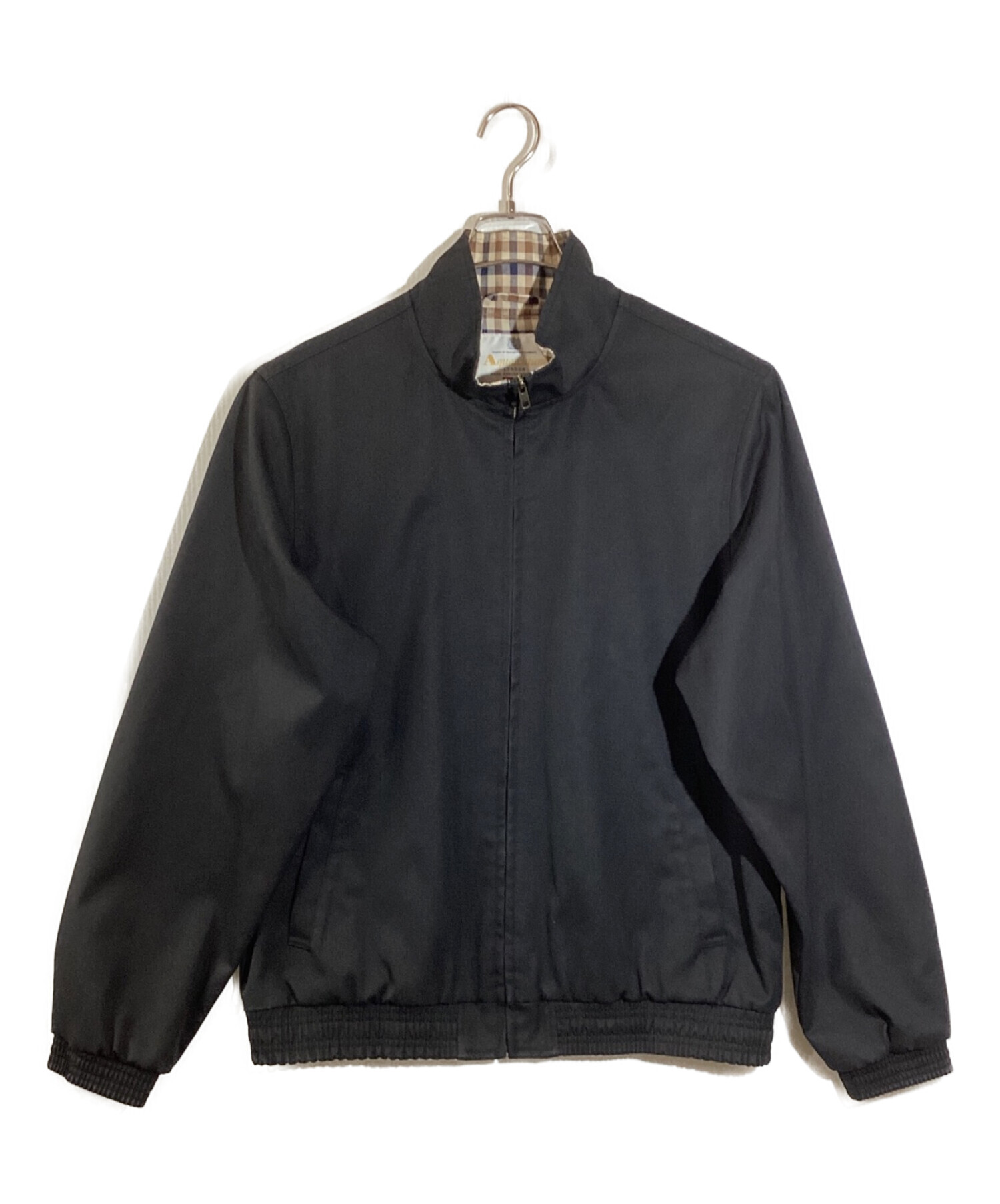 Aquascutum (アクアスキュータム) SUPREME (シュプリーム) club jacket　クラブジャケット ブラック サイズ:M