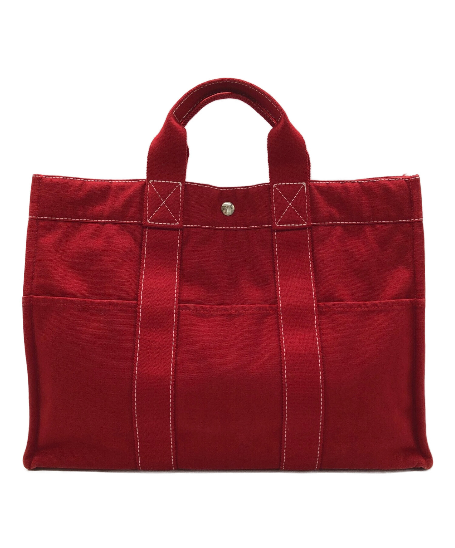 エルメス HERMES ハンドバッグ トートバッグ フールトゥMM キャンバス 