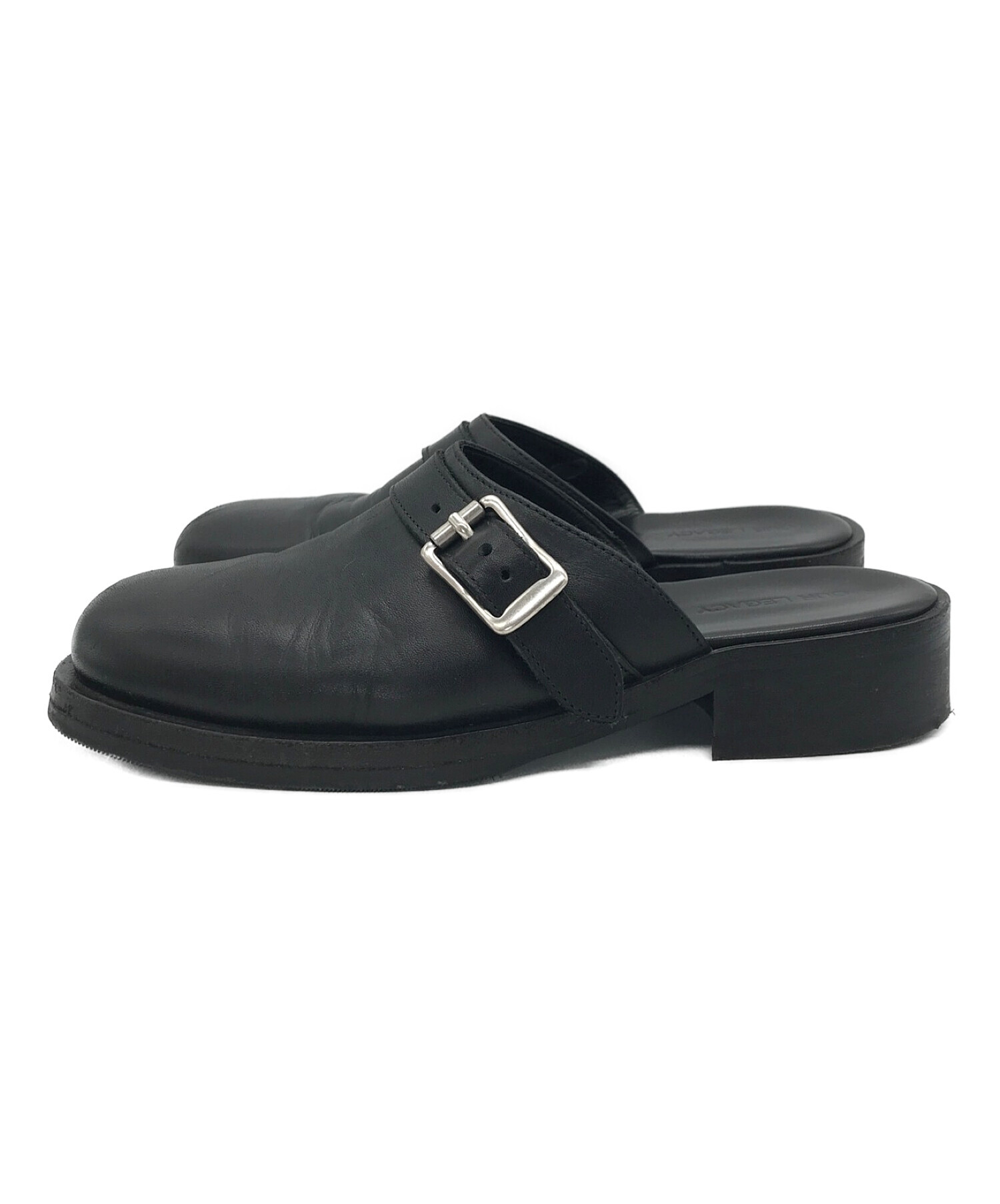 our legacy レザーサンダル Our Legacy アワーレガシー サンダル ブラック