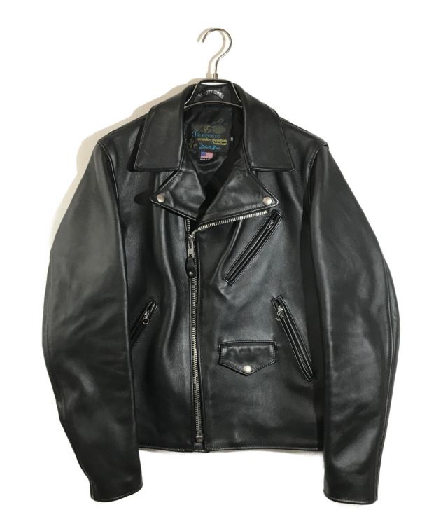 VANSON×ナノユニバース ダブル ライダースジャケット　38サイズ　ブラック VANSON×ナノユニバース ダブル ライダースジャケット38サイズブラック