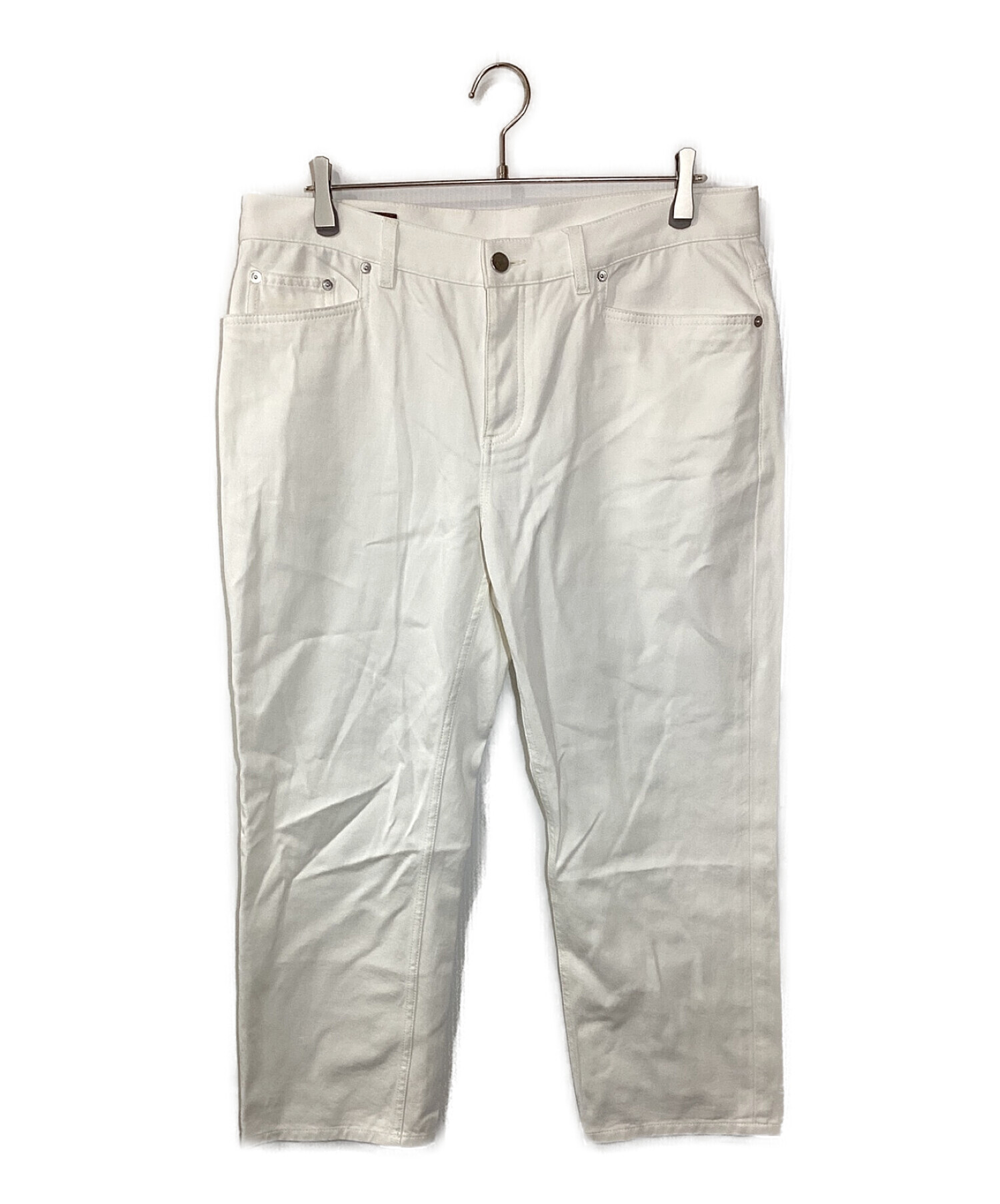 中古・古着通販】HERMES (エルメス) デニムパンツ ホワイト サイズ:48 