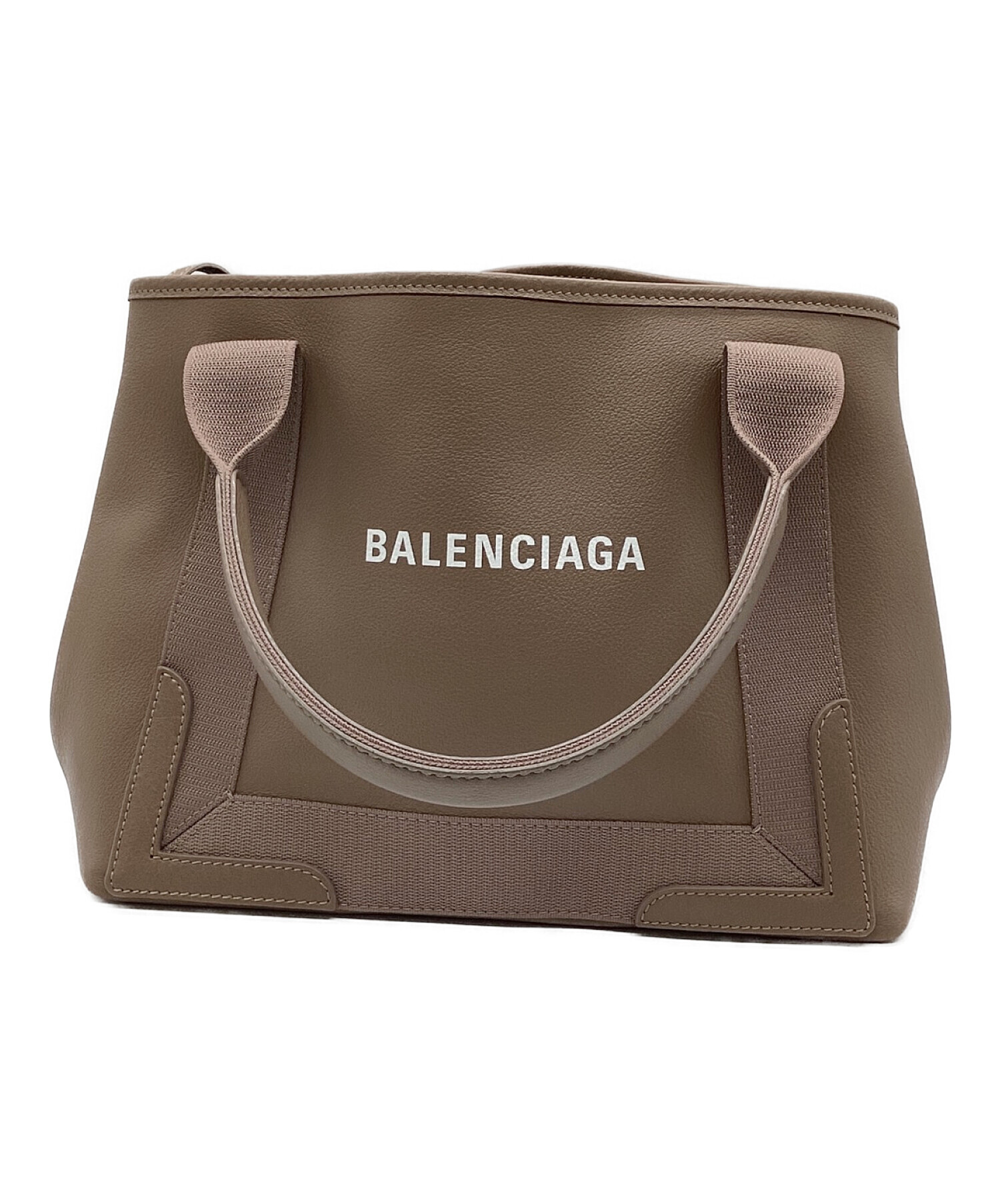 中古・古着通販】BALENCIAGA (バレンシアガ) ネイビー カバス ミンク 