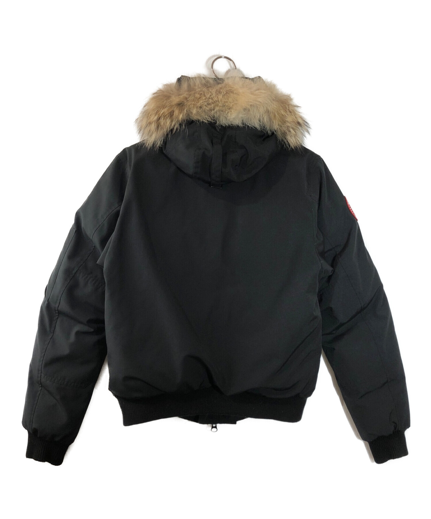 Canada Goose ダウンジャケット M 黒 ファー付き - ダウンジャケット