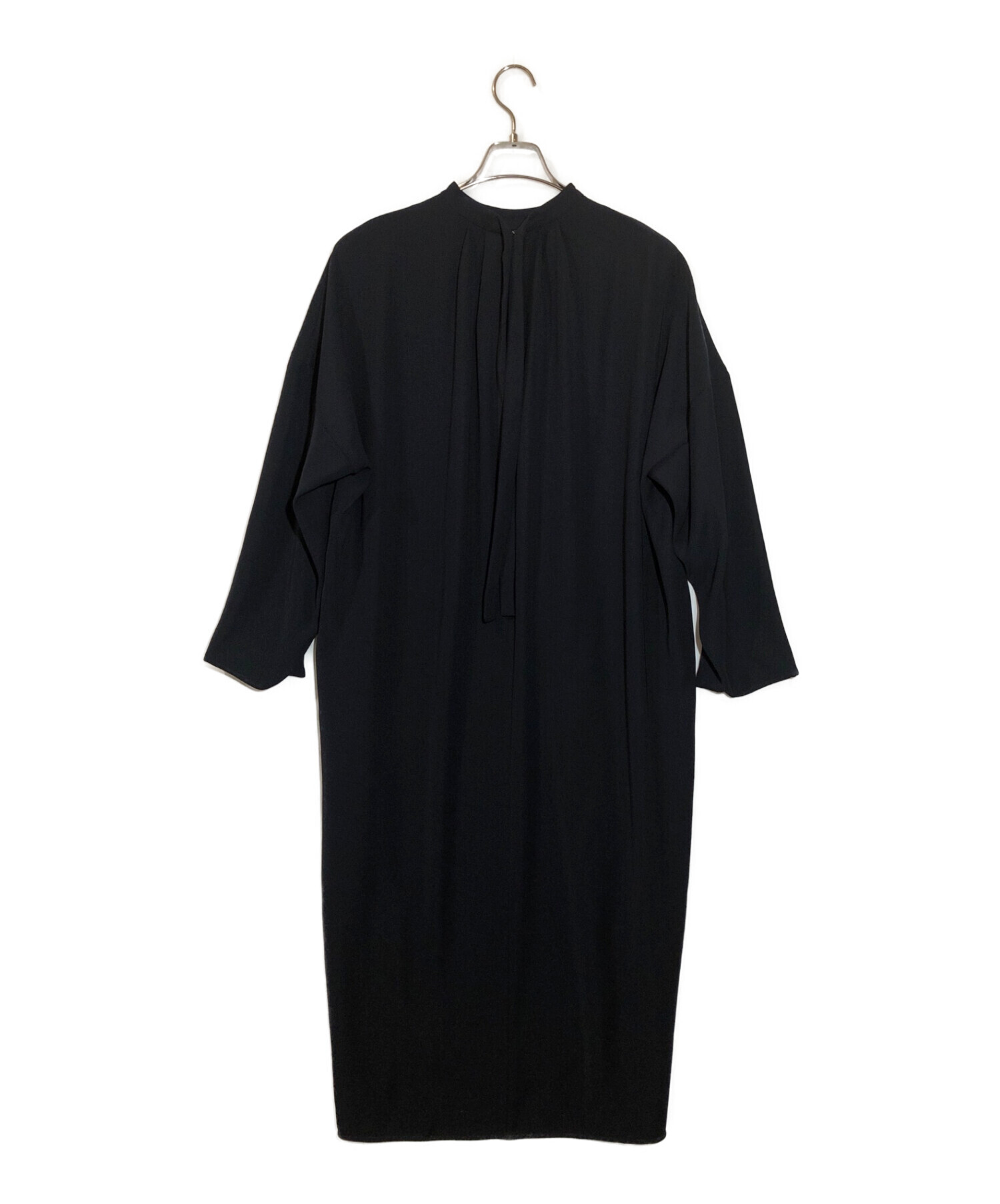 中古・古着通販】ENFOLD (エンフォルド) ダブルサテンタックワンピース  