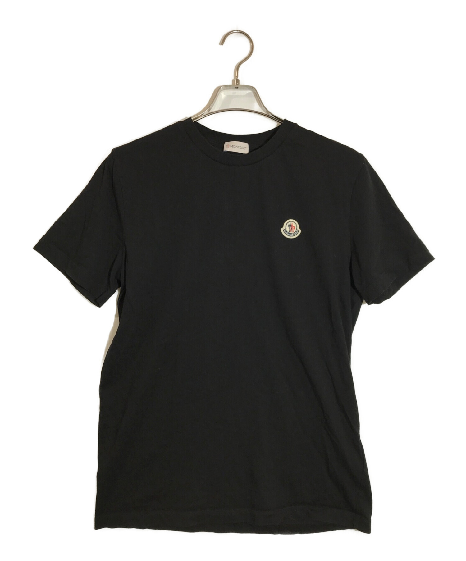 中古・古着通販】MONCLER (モンクレール) Tシャツ ブラック サイズ:L