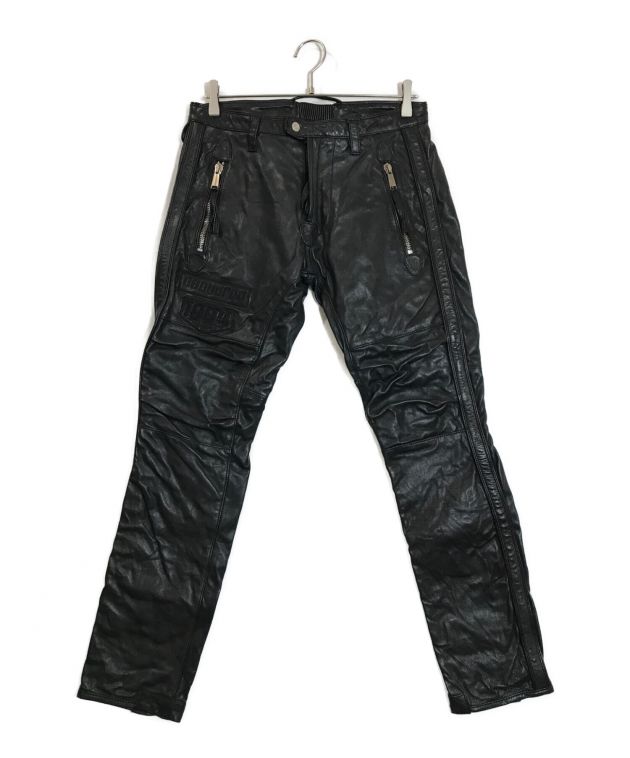 DSQUARED2 ディースクエアード バイカー パンツ 黒