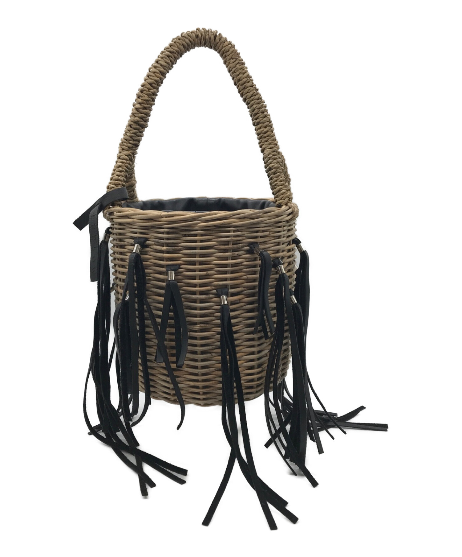 LUDLOW FOX×レザーバスケット バッグ