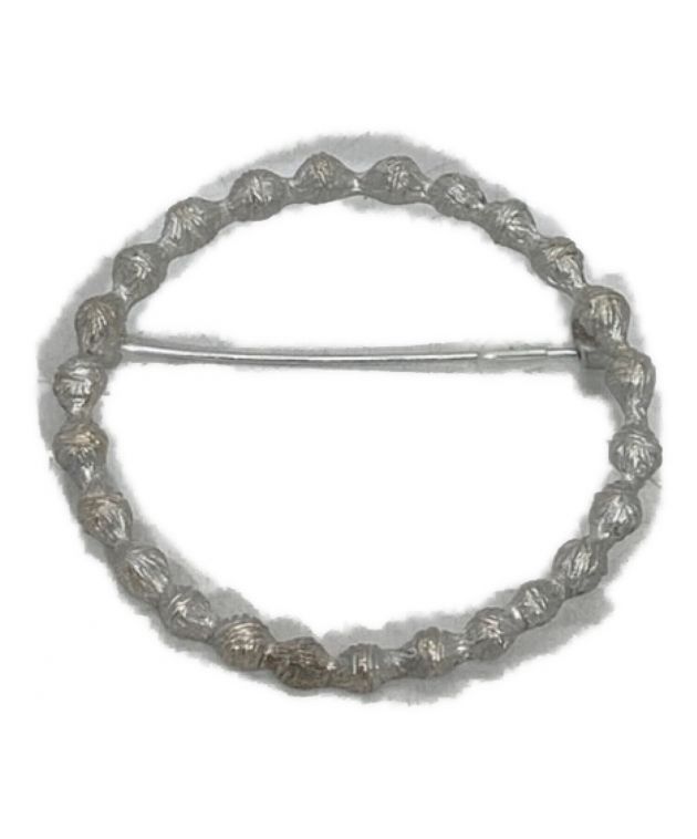 タンバリン ブローチ シルバー