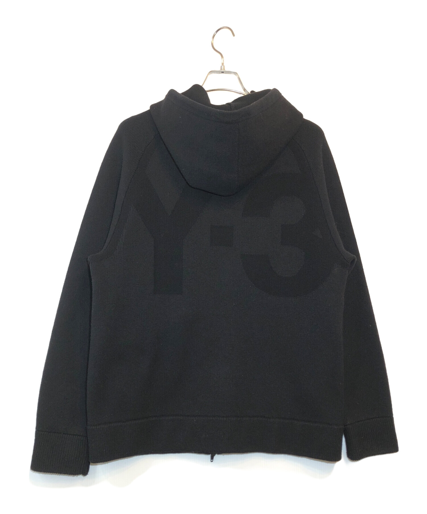 中古・古着通販】Y-3 (ワイスリー) ニットジップパーカー ブラック 