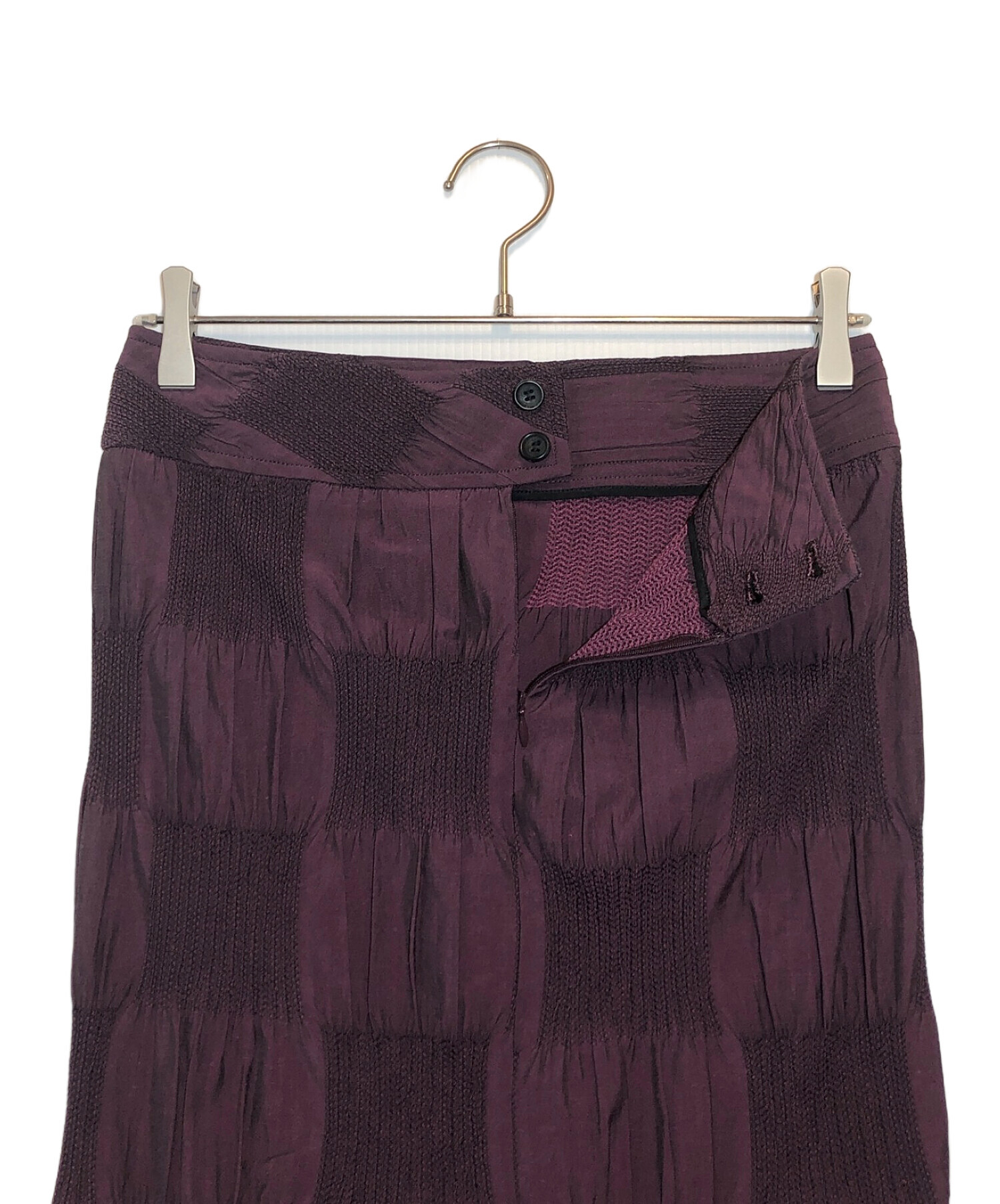 ISSEY MIYAKE パープルスカートサイズ2 ISSEY MIYAKE パープルスカートサイズ2