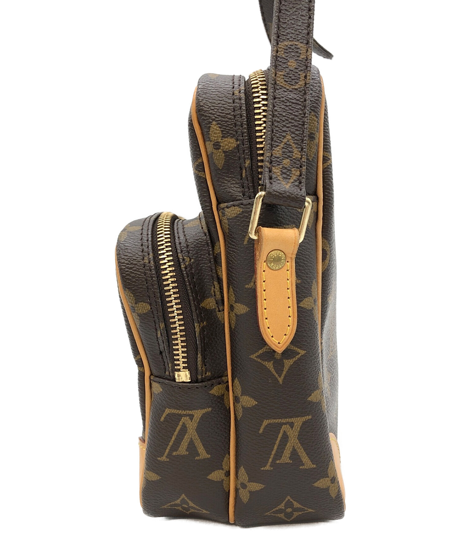 LOUIS VUITTON◇ミニ・アマゾン_モノグラム・キャンバス/PVC/BRW/総柄