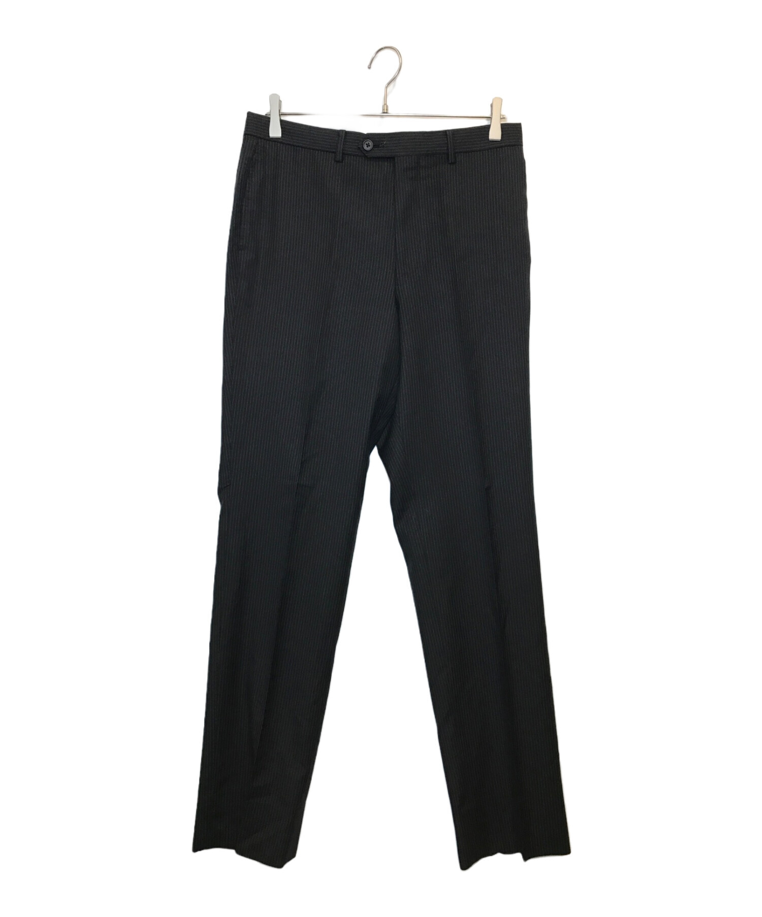 【美品】 ポールスミス　スーツセット　黒ストライプ　XL 美品 ポールスミス paulsmith ブラックスーツ ストライプ 早い者勝ち