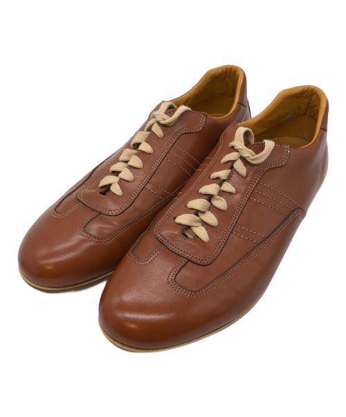 新品 SANTONI サントーニ ラグジュアリー レザースニーカー しょぼかっ  