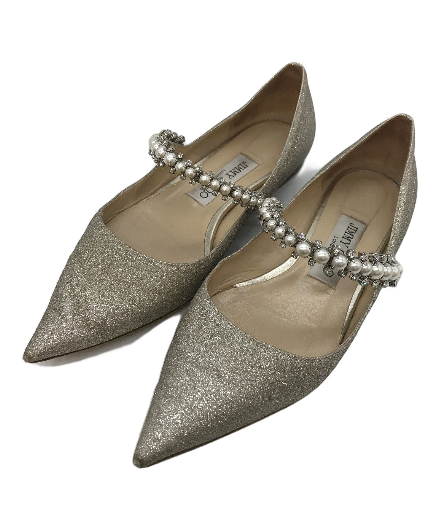 JIMMY CHOO ジミーチュー フラットシューズ パンプス 36 JIMMY CHOO 