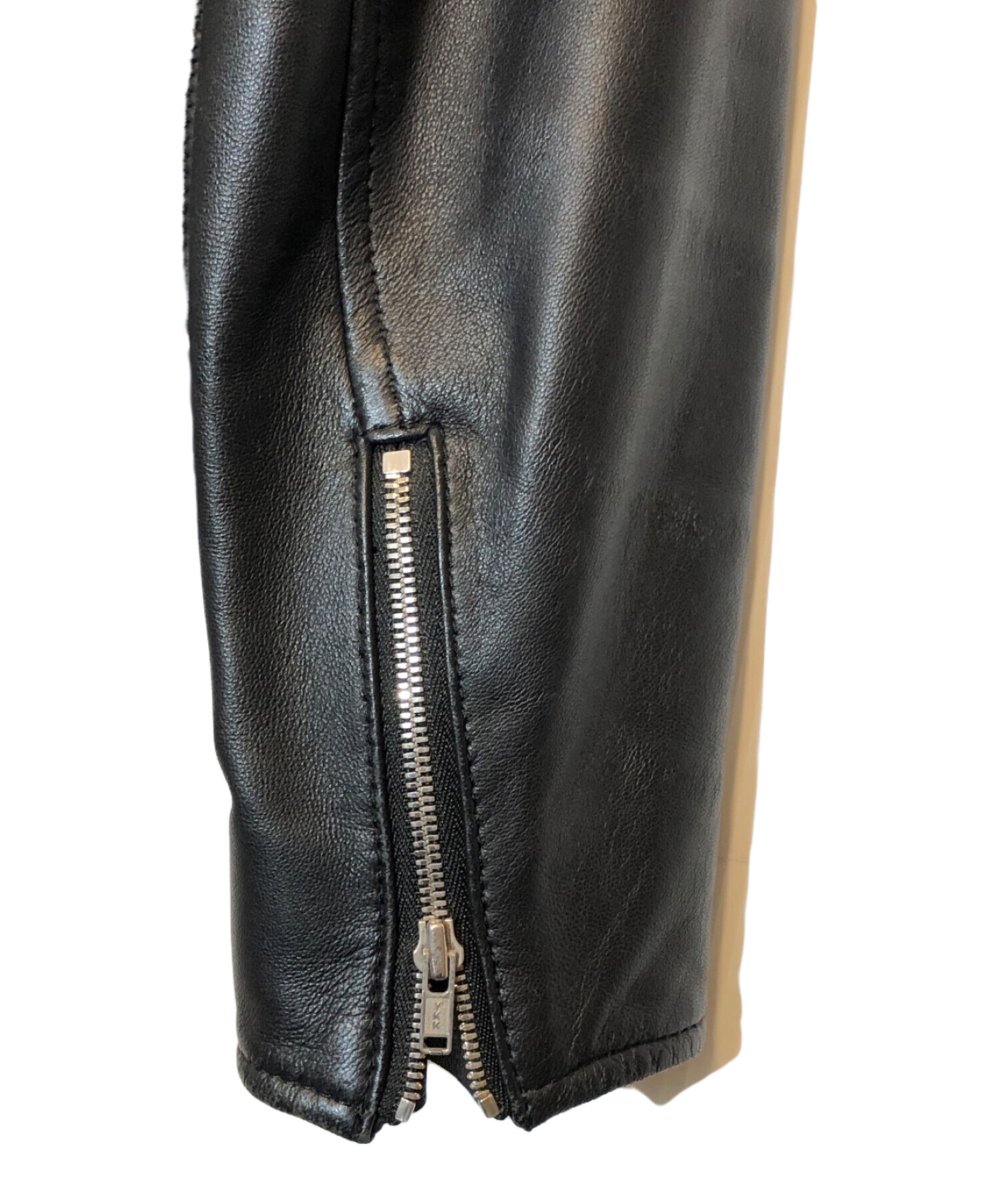 23区 シープレザー ライダースジャケット 38