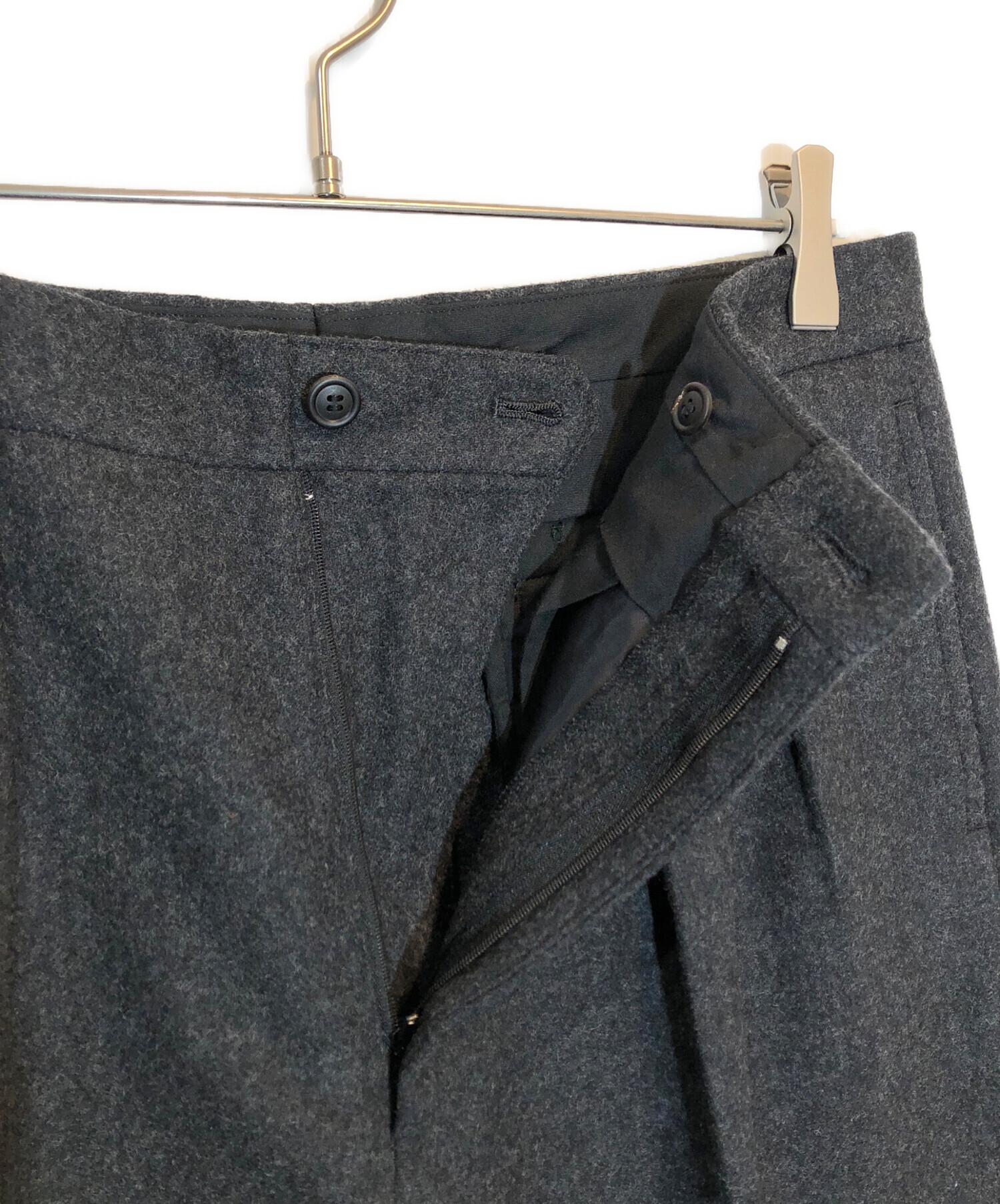 issey miyake white label ウールスラックス