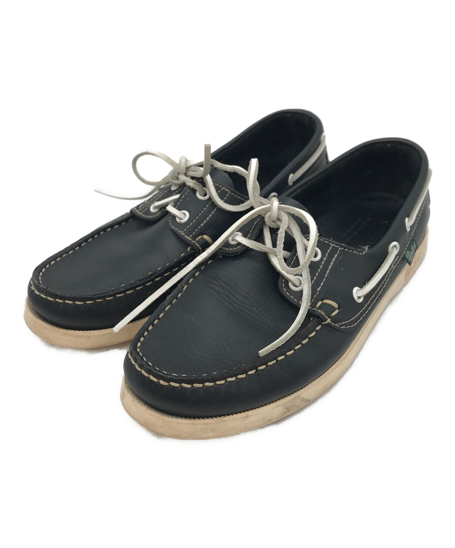 中古・古着通販】PARABOOT (パラブーツ) デッキシューズ ブラック 