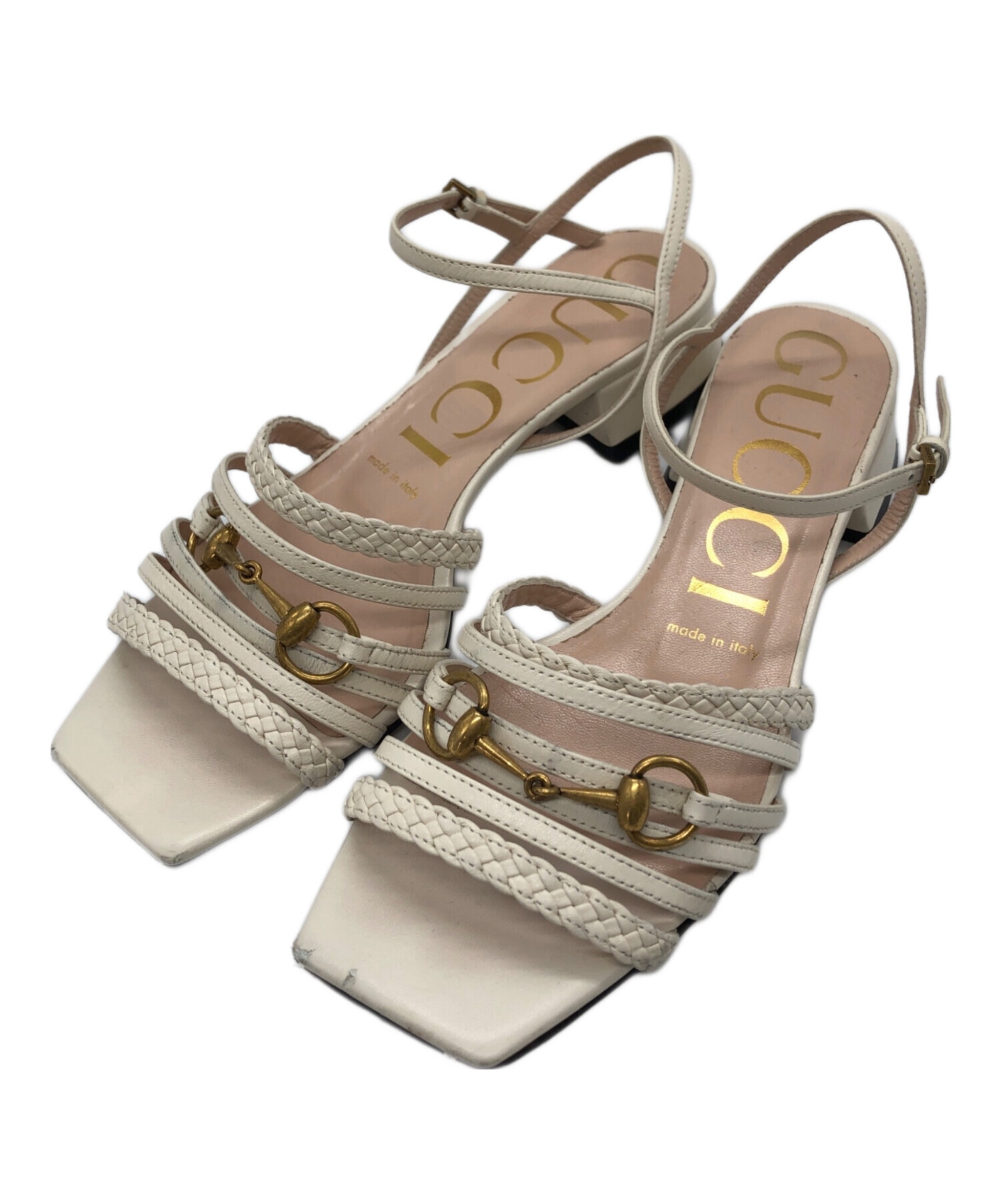 中古・古着通販】GUCCI (グッチ) ホースビットアンクルストラップ 