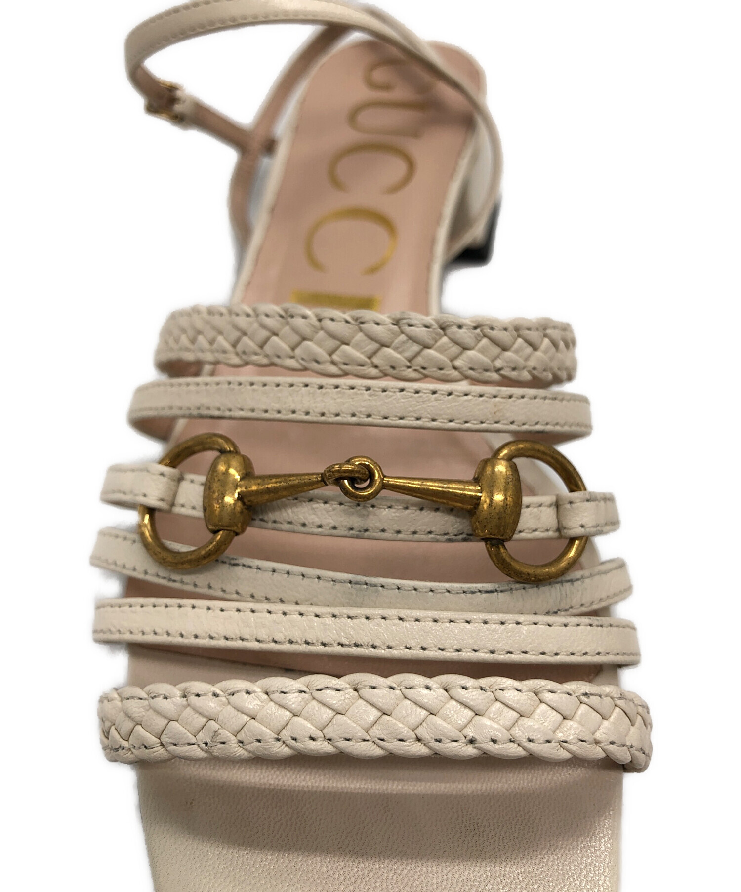 中古・古着通販】GUCCI (グッチ) ホースビットアンクルストラップ 