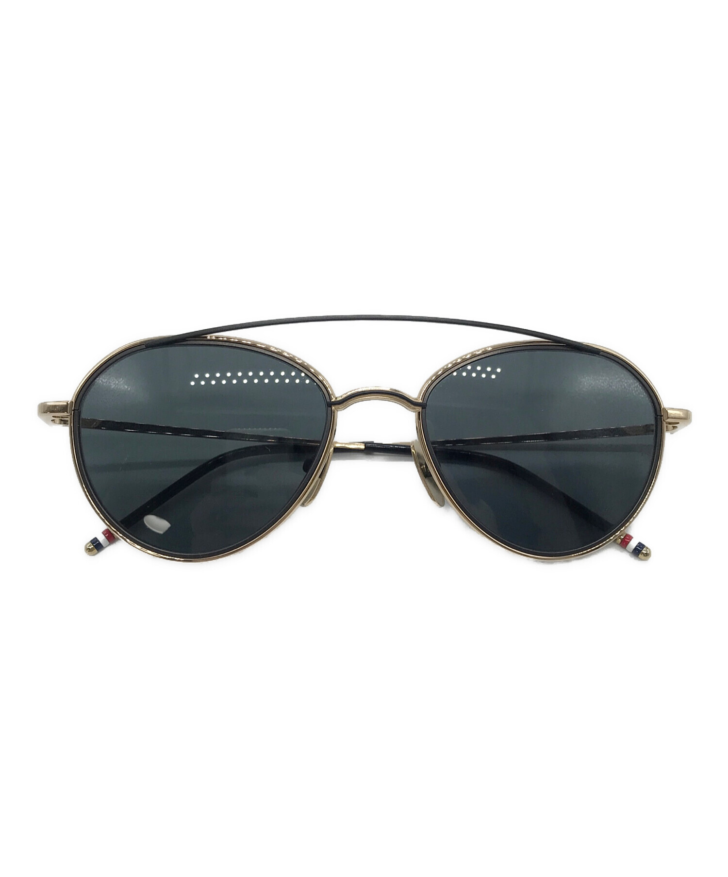 中古・古着通販】Thom Browne (トムブラウン) サングラス ブラック 