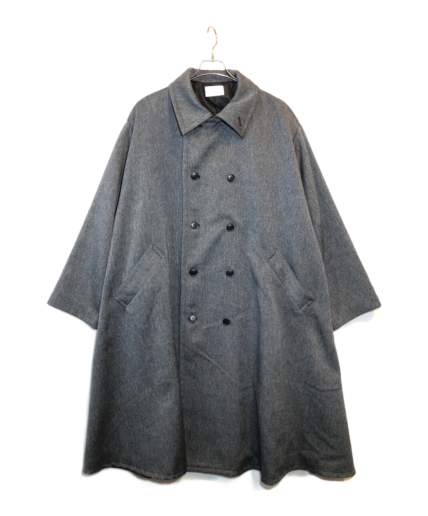 中古・古着通販】soerte (ソエルテ) Oversize double breasted stand 